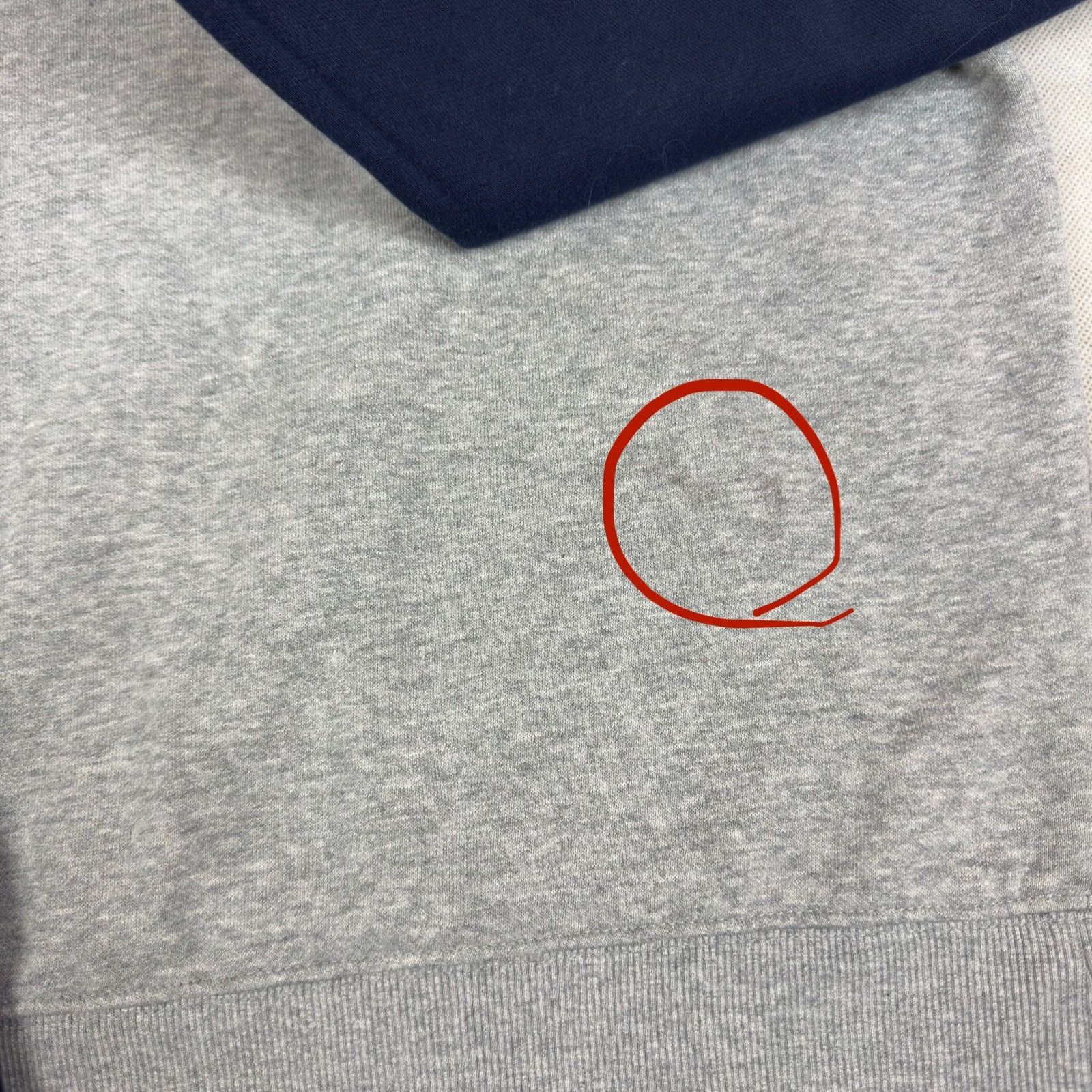Nike Nike Men's Gray Blue Spellout Fleece Lined Pullover Hoodie L Size US L / EU 52-54 / 3 - 5 Thumbnail