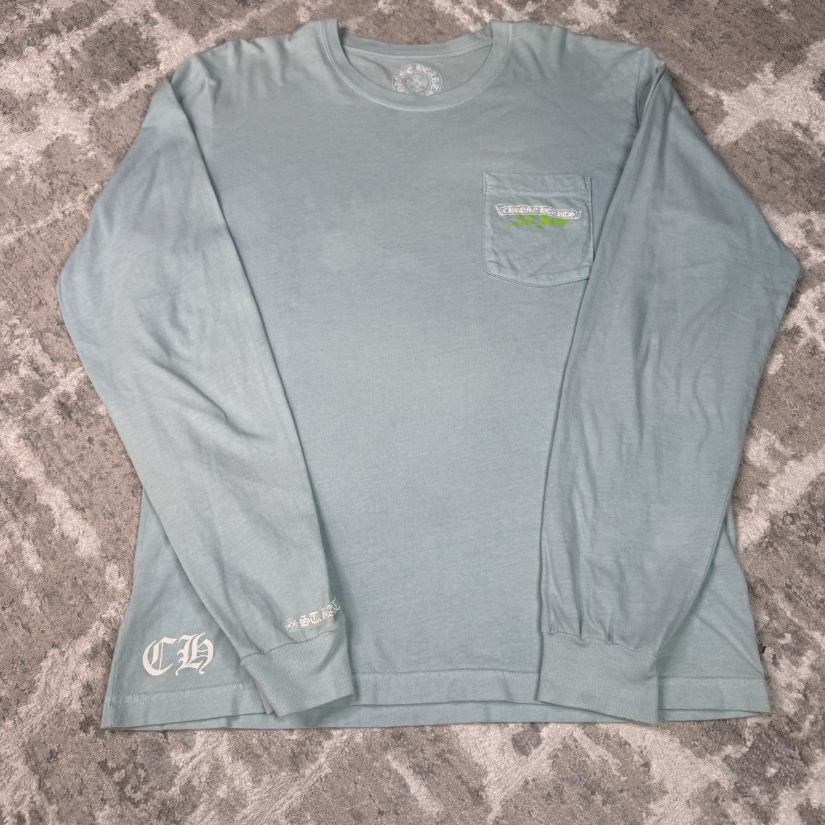 Chrome Hearts St barths dyed long sleeve tee shirt Size US L / EU 52-54 / 3 - 8 Thumbnail