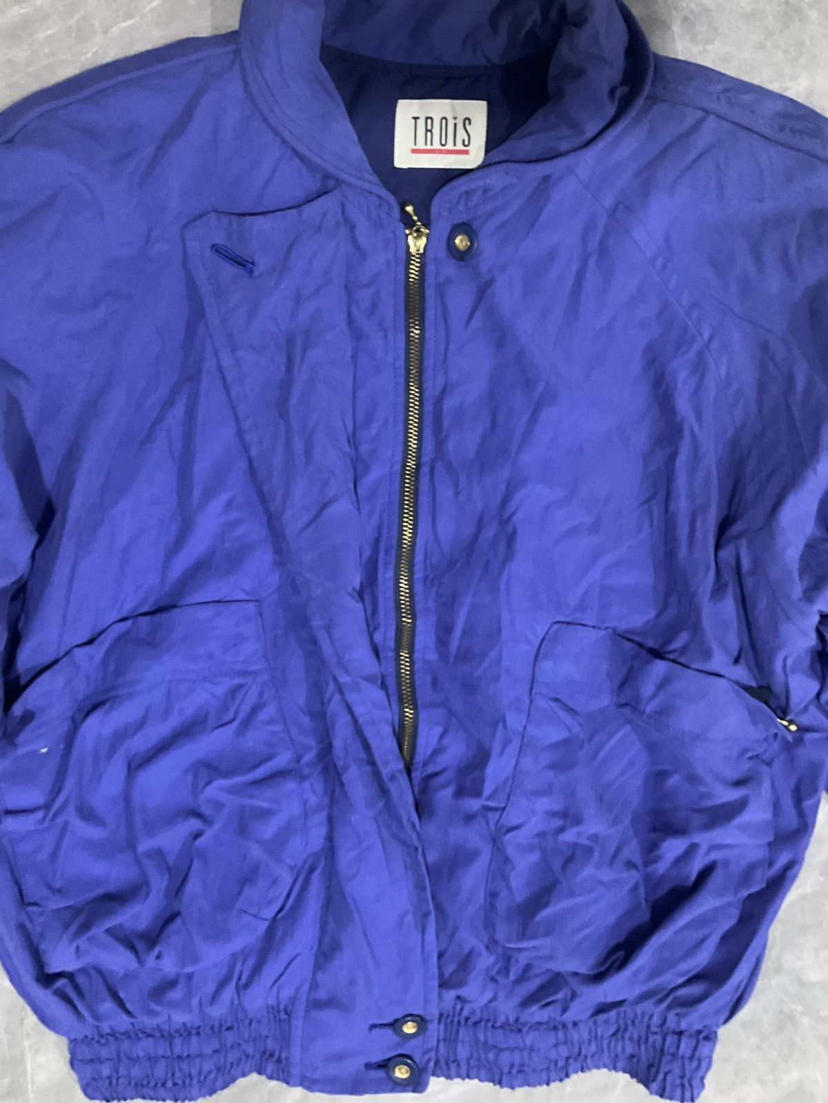 Japanese Brand Trois JACKET Zip Up Size L / US 10 / IT 46 - 3 Thumbnail
