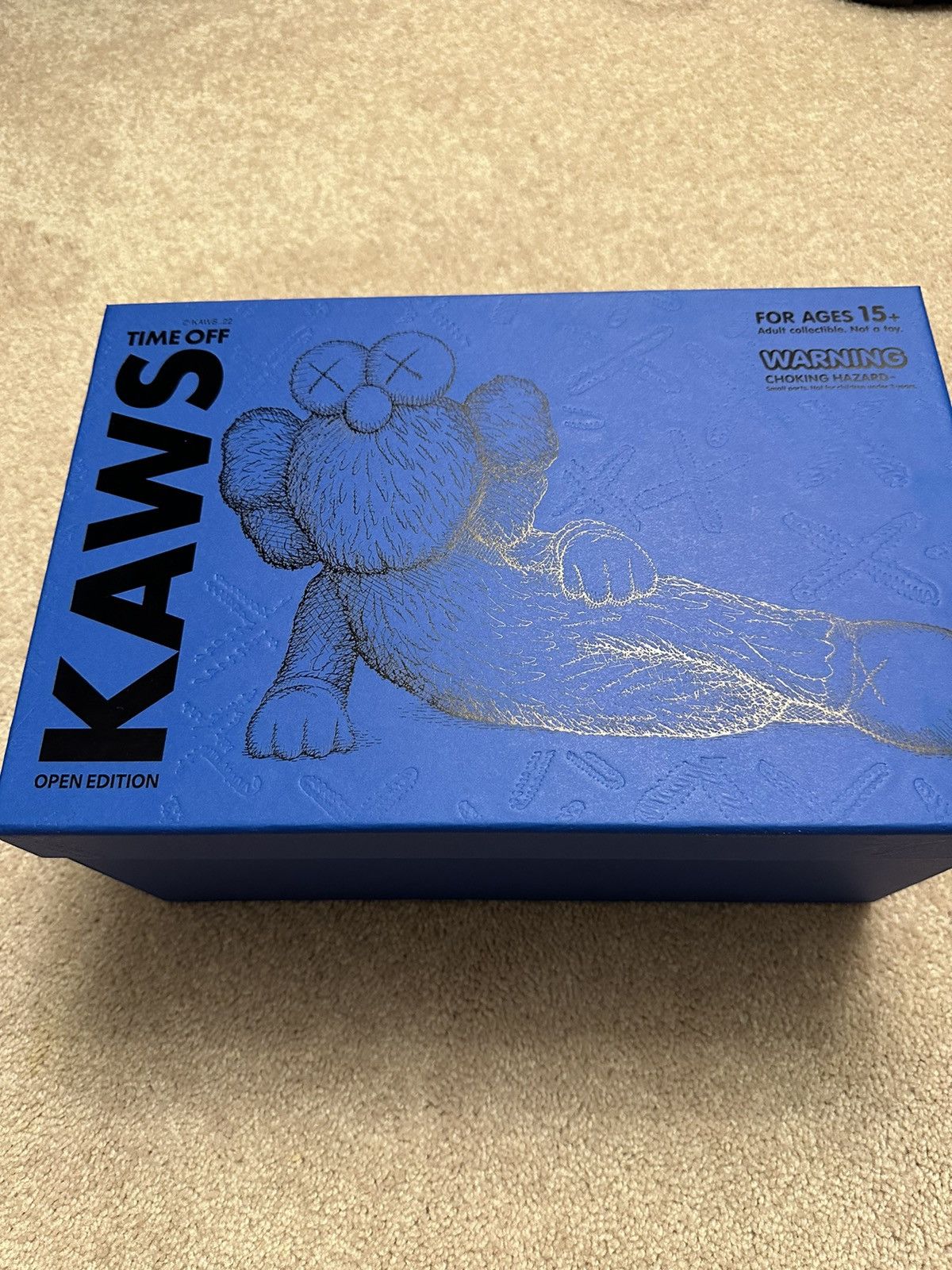image of Kaws Time Off Blue, Men's
