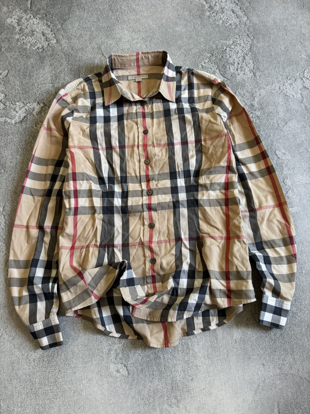 Burberry Burberry Brit XS/size nova check shirts button up blouse Size XS / US 0-2 / IT 36-38 - 3 Thumbnail