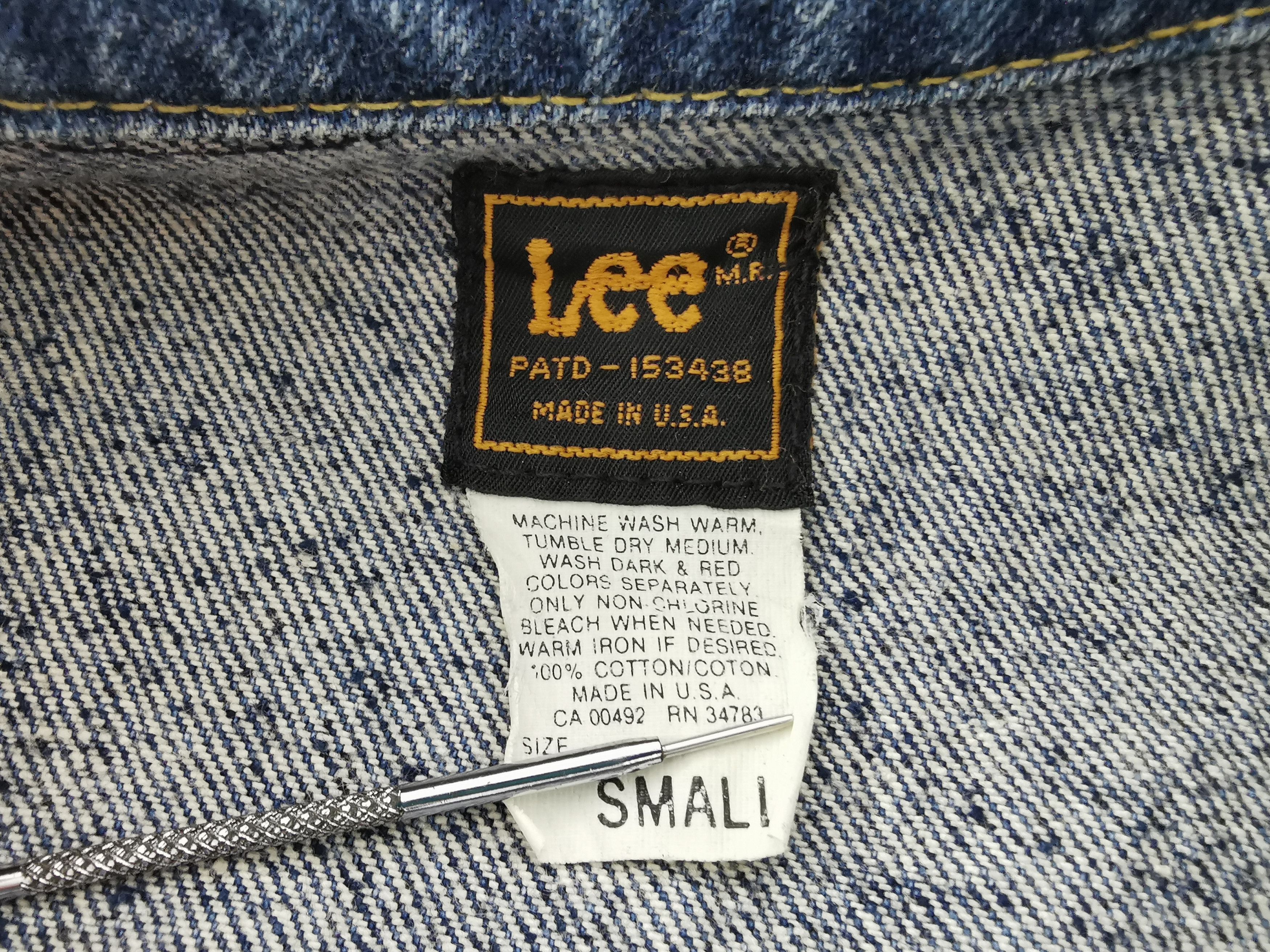 Lee Vintage 80s Lee Denim Jacket Made In USA Size US S / EU 44-46 / 1 - 4 Thumbnail