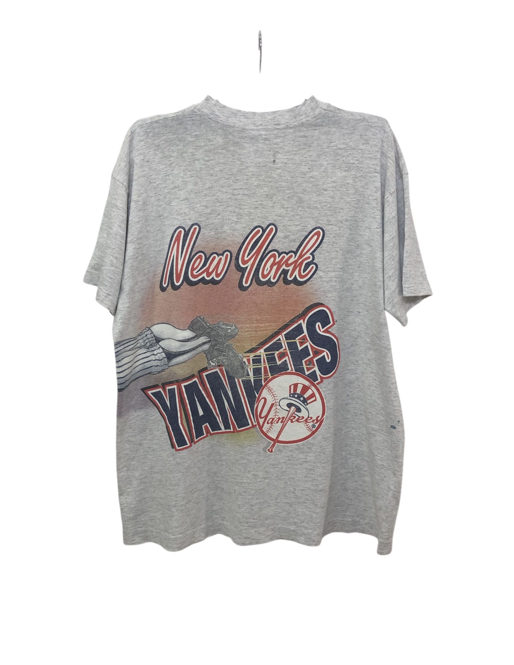 MLB Vintage 90s New York Yankees T-Shirt – Salem Sportswear Size US L / EU 52-54 / 3 - 2 Thumbnail