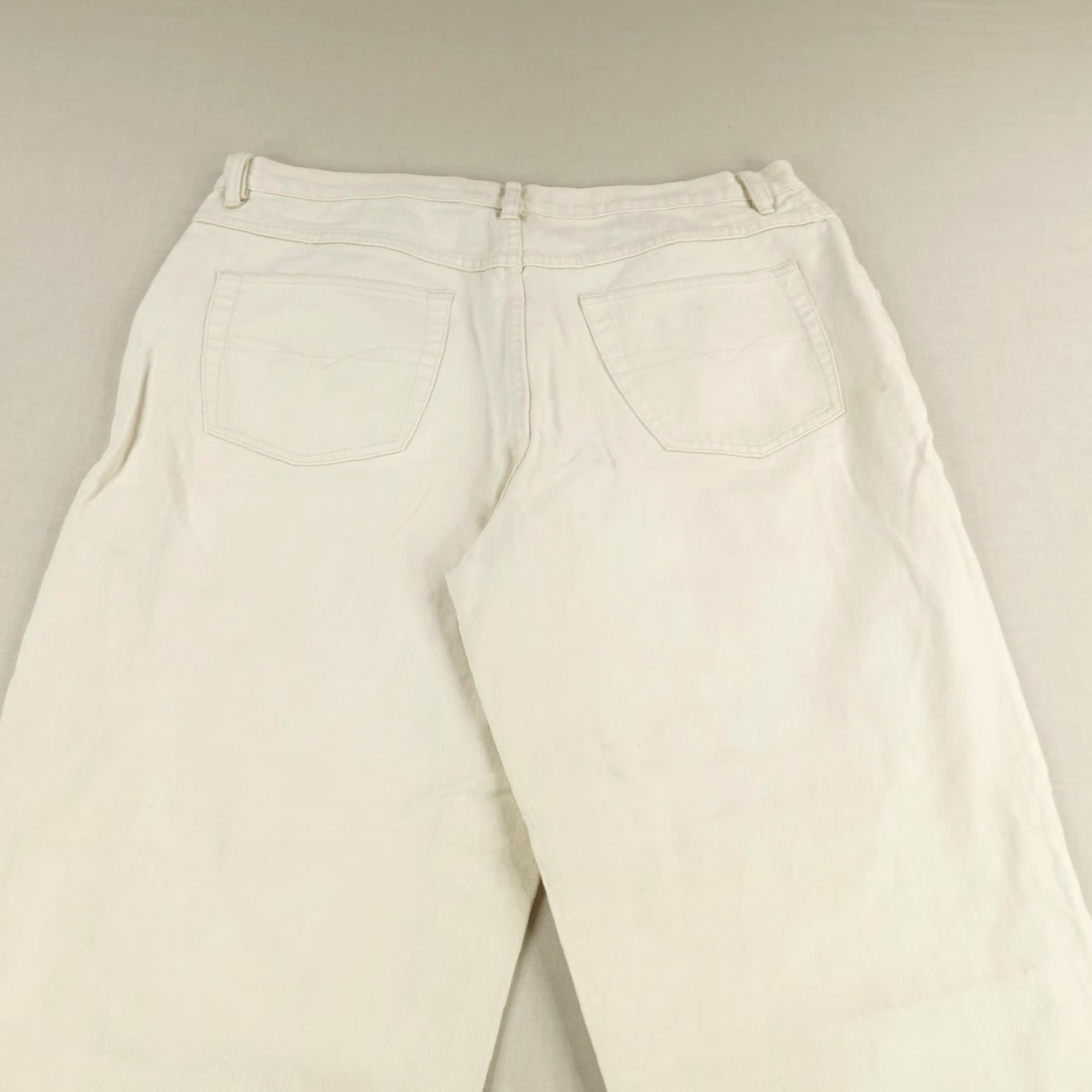 Anchor Blue VINTAGE Anchor Blue Jeans Men 42 Waist White Denim Baggy Relaxed Tapered 90s Casual Size US 42 / EU 58 - 6 Thumbnail
