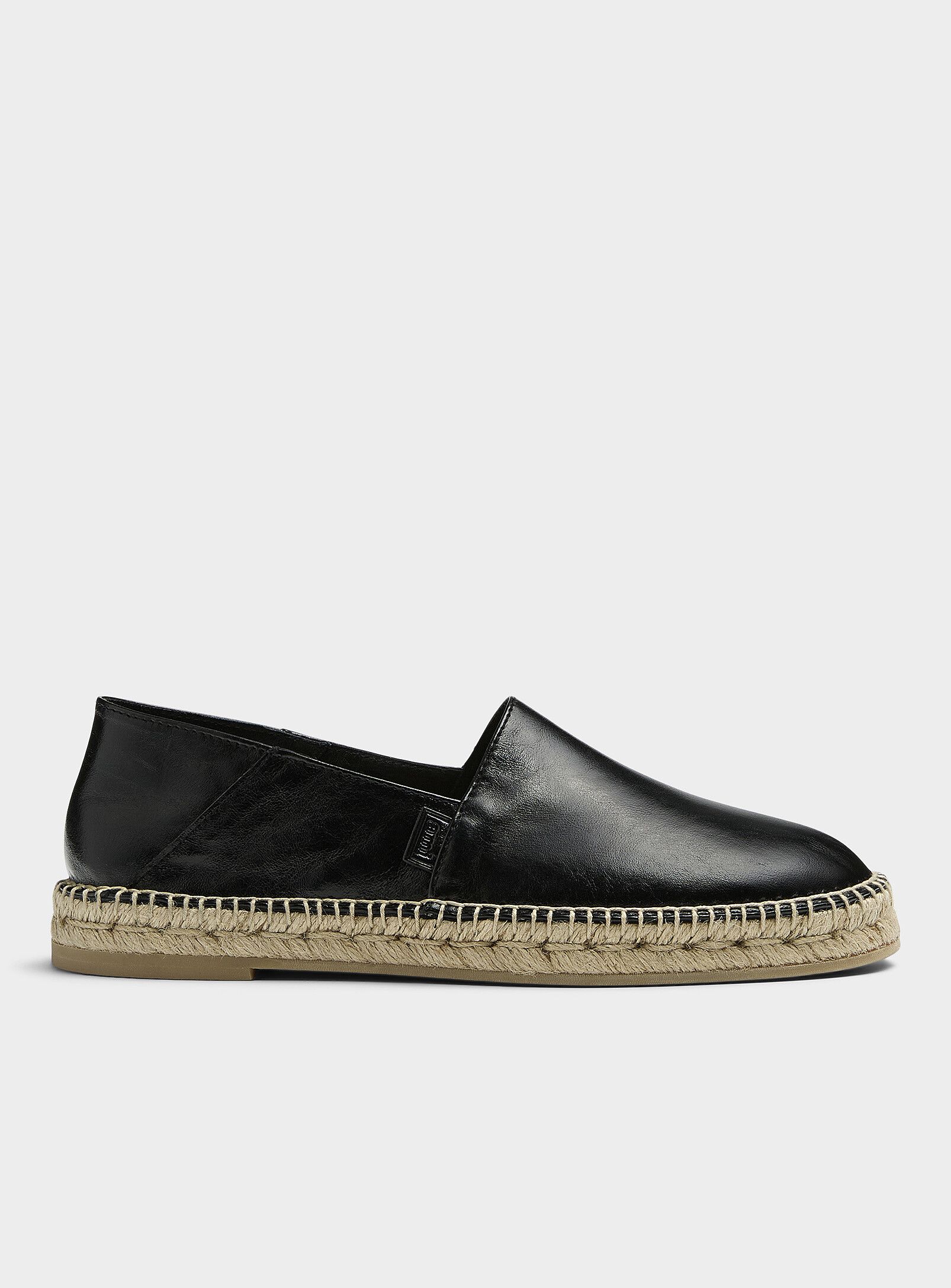 AMI (Closet Clean out) Black 'AMI Leather' Espadrilles Size US 7 / EU 40 - 1 Thumbnail