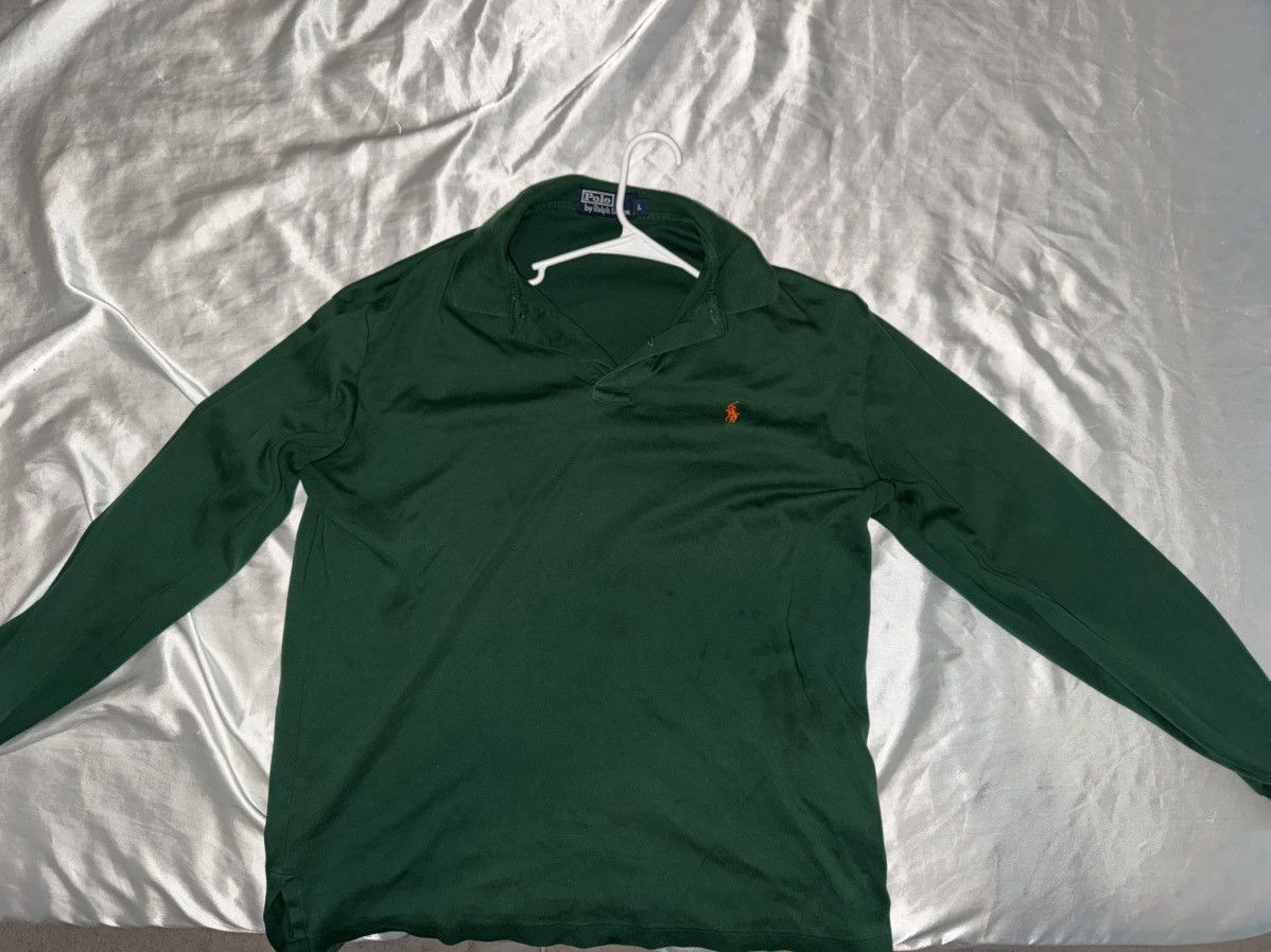 Polo Ralph Lauren Polo Ralph Lauren Long Sleeve Polo Shirt Size US L / EU 52-54 / 3 - 1 Thumbnail