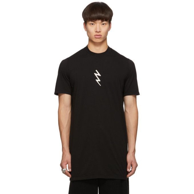 Rick Owens Rick Owens Black Lightning Bolt Level T-Shirt Size US S / EU 44-46 / 1 - 1 Thumbnail