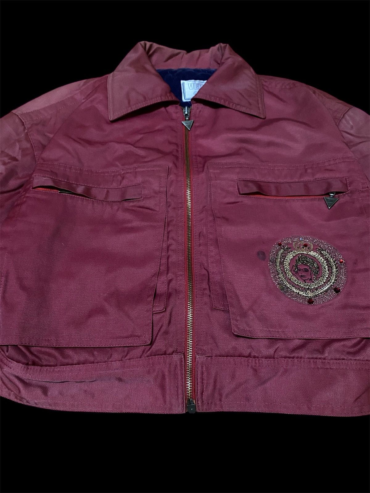 Versus Versace Vintage Versace Embroidered Medusa Big Logo Emperor Jacket Size US M / EU 48-50 / 2 - 4 Thumbnail