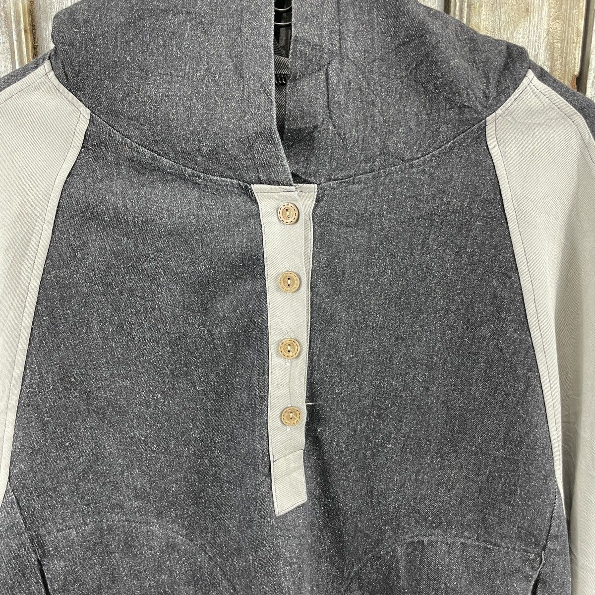 Japanese Brand × Vintage Vintage Japanese Brand Cropped Hoodie Jacket Size US L / EU 52-54 / 3 - 3 Thumbnail