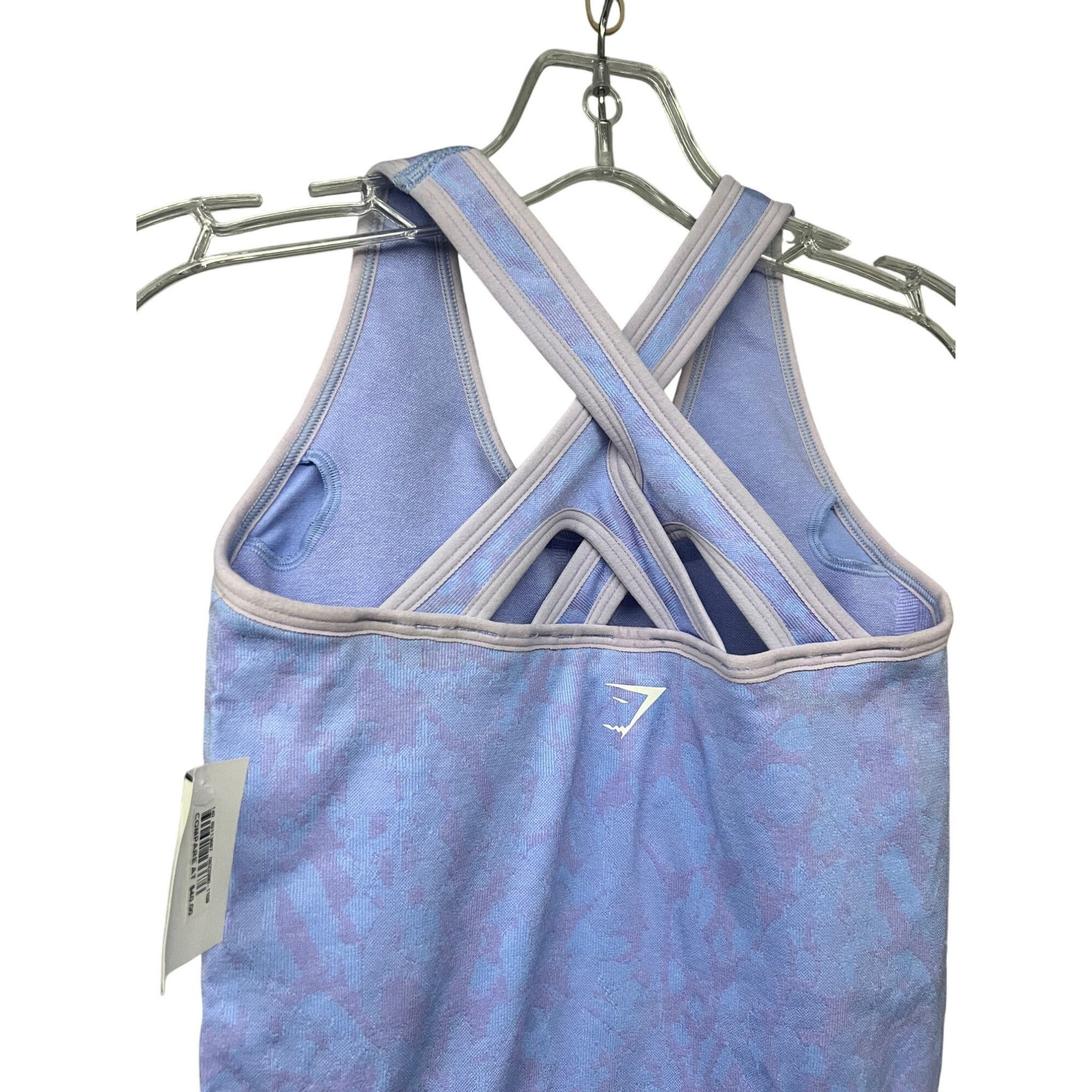 Gymshark Gymshark Womens Blue Purple Tie Dye One Piece Activewear Uni Size S / US 4 / IT 40 - 4 Thumbnail