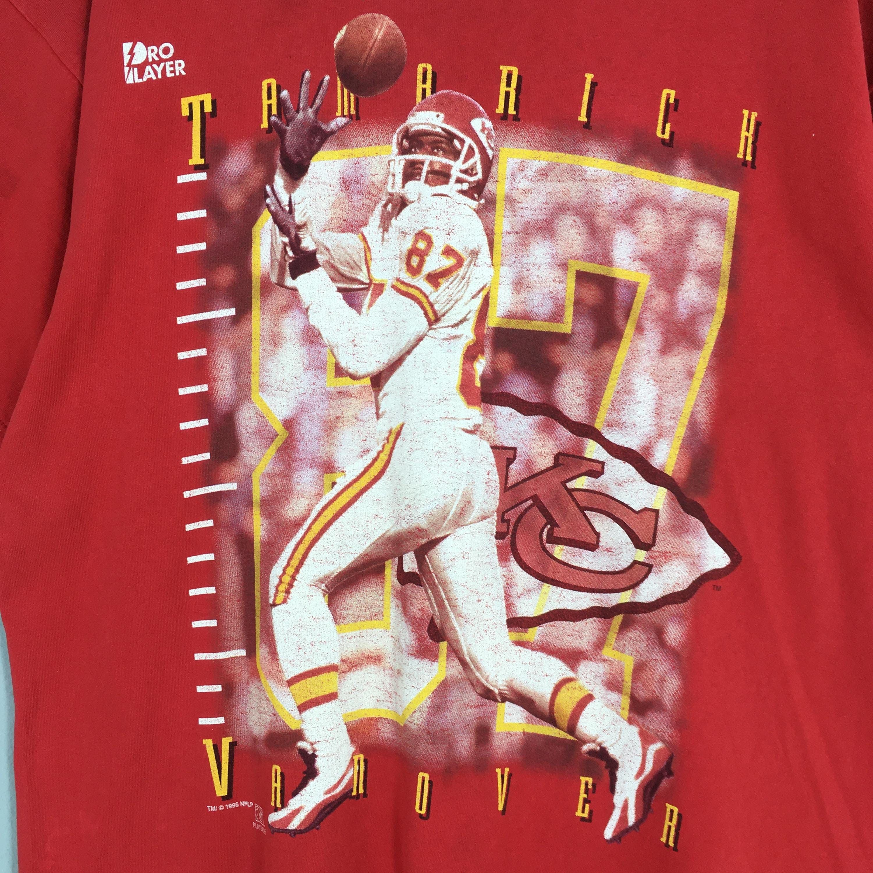 NFL Vintage 90s Kansas City Chiefs NFL Red T shirt XLarge Size US XL / EU 56 / 4 - 2 Thumbnail