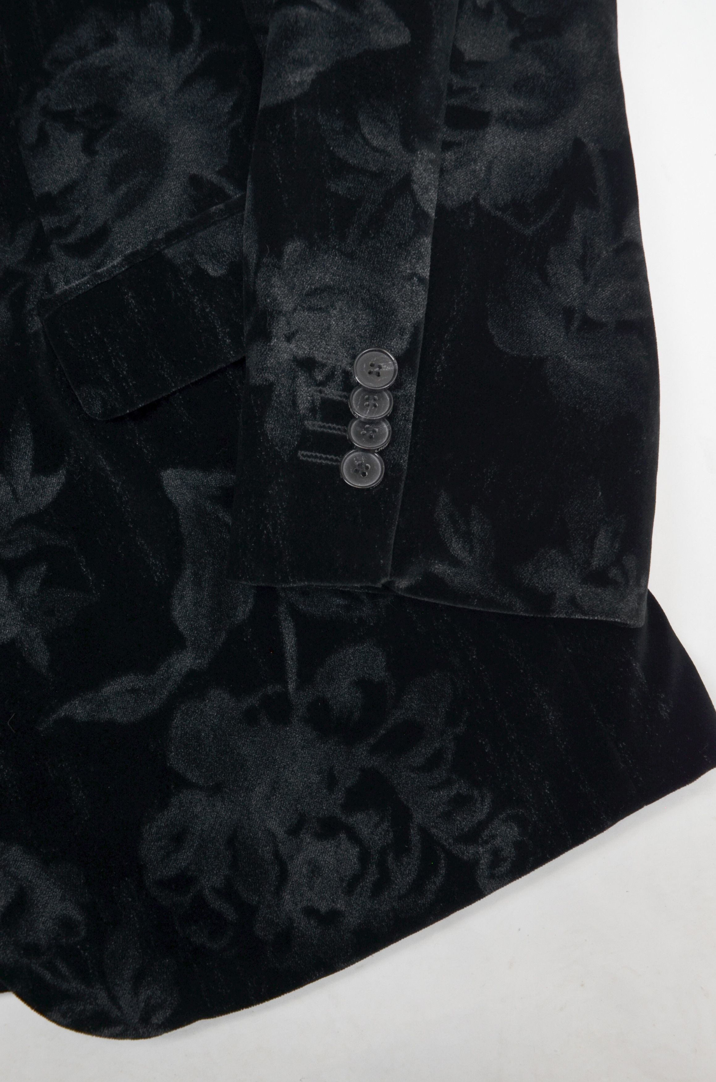 Karl Lagerfeld Lagerfeld Tailored Rose Floral Print Blazer size 46 Size 46R - 4 Thumbnail