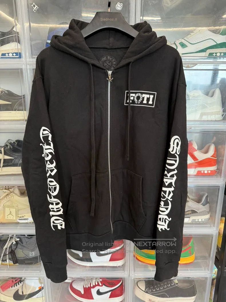 Chrome Hearts CHROME HEARTS Size M Foti family zipper hoodie Size US M / EU 48-50 / 2 - 1 Thumbnail