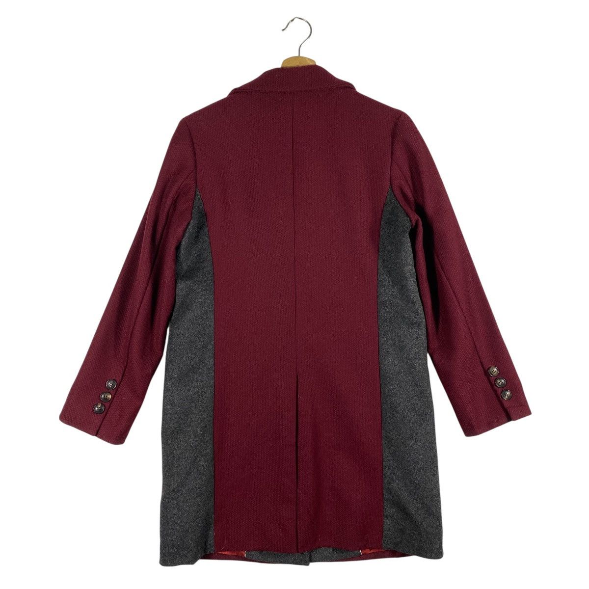 Aquascutum Vintage Aquascutum Wool Long Button Jacket S Size Grey Size US S / EU 44-46 / 1 - 9 Thumbnail