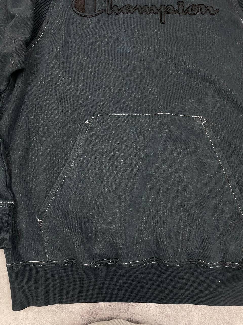 Champion Champion Vintage Men Cotton Hoodie Pullover Dark Grey Size US M / EU 48-50 / 2 - 3 Thumbnail