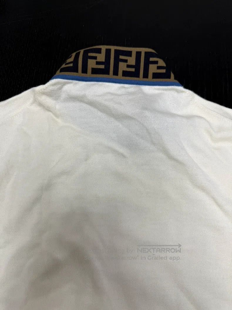 Fendi Fendi Collar Monogrammed Double F Knit Top Size US M / EU 48-50 / 2 - 8 Thumbnail