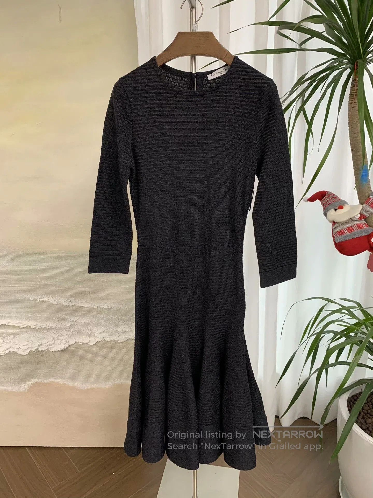elegant dior dress in silk blend.
