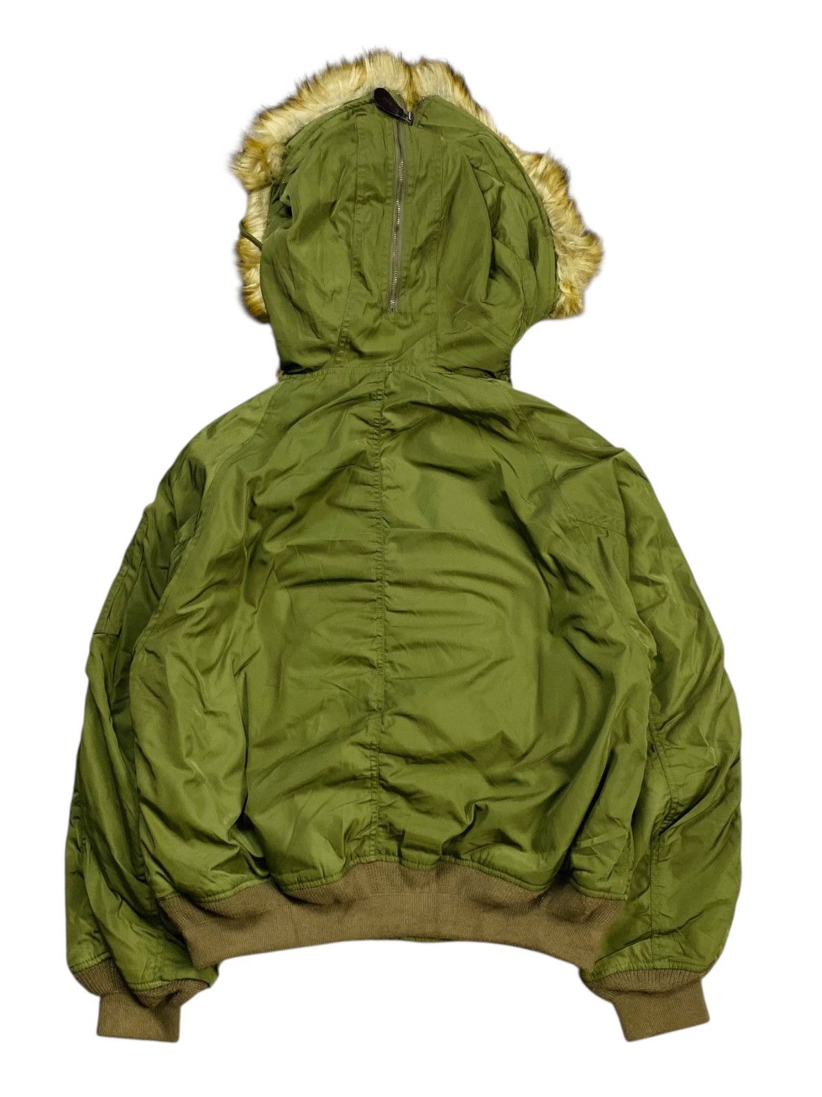 GOA 2000s Moussy - Apocalypse Style Fur Hoodie Bomber Jacket Size US M / EU 48-50 / 2 - 4 Thumbnail