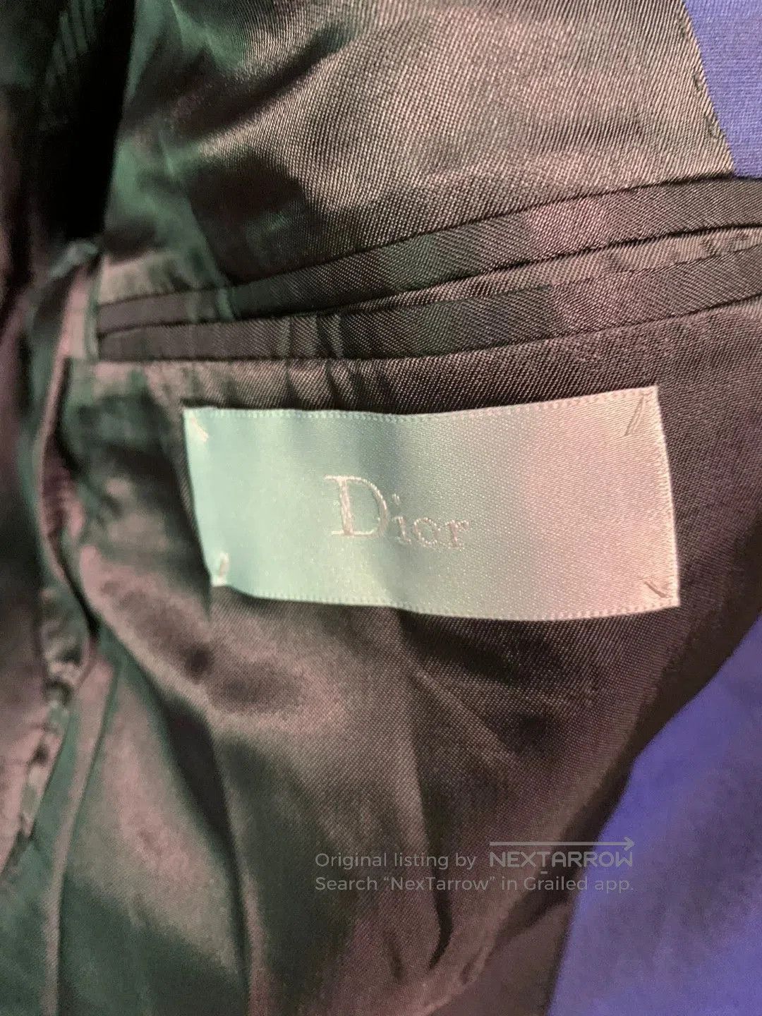 Dior Dior Homme Blue Wool Blazer Size 48. Size US M / EU 48-50 / 2 - 3 Thumbnail