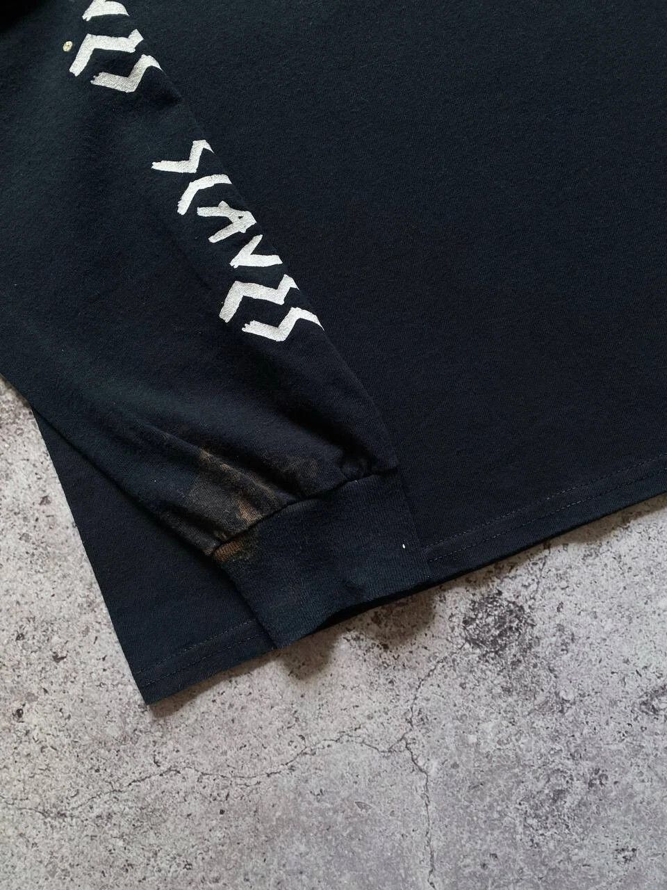 Band Tees SLAVES "TAKE CONTROL" HARDCORE PUNK BAND LONGSLEEVE PAINTED Size US S / EU 44-46 / 1 - 7 Thumbnail
