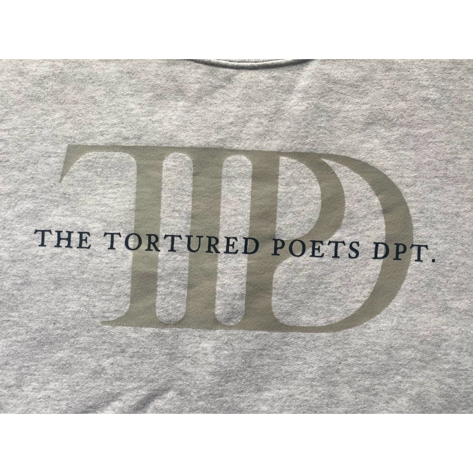 Jerzees Tortured Poets Sweatshirt Crewneck Gray Mens M Taylor Swift The Manuscript JERZEES Sweatshirt Pullover Long Sleeve Size US M / EU 48-50 / 2 - 5 Thumbnail