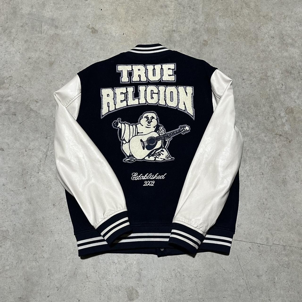 True Religion True Religion blue and white varsity jacket L Size US L / EU 52-54 / 3 - 2 Thumbnail