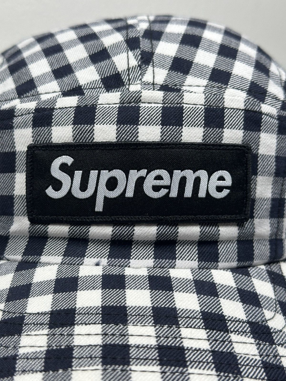 Supreme Supreme Gingham Camp Cap Hat Size ONE SIZE - 2 Thumbnail
