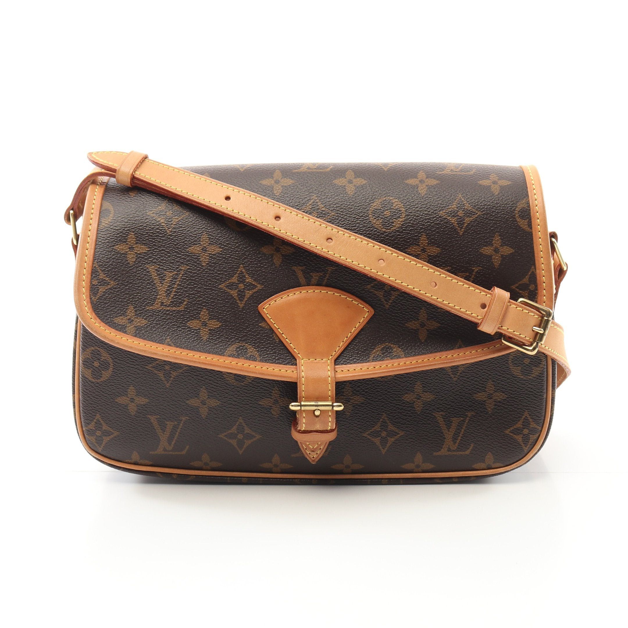 Louis Vuitton Louis Vuitton Sologne Monogram Shoulder Bag Leather Brown Size ONE SIZE - 1 Thumbnail