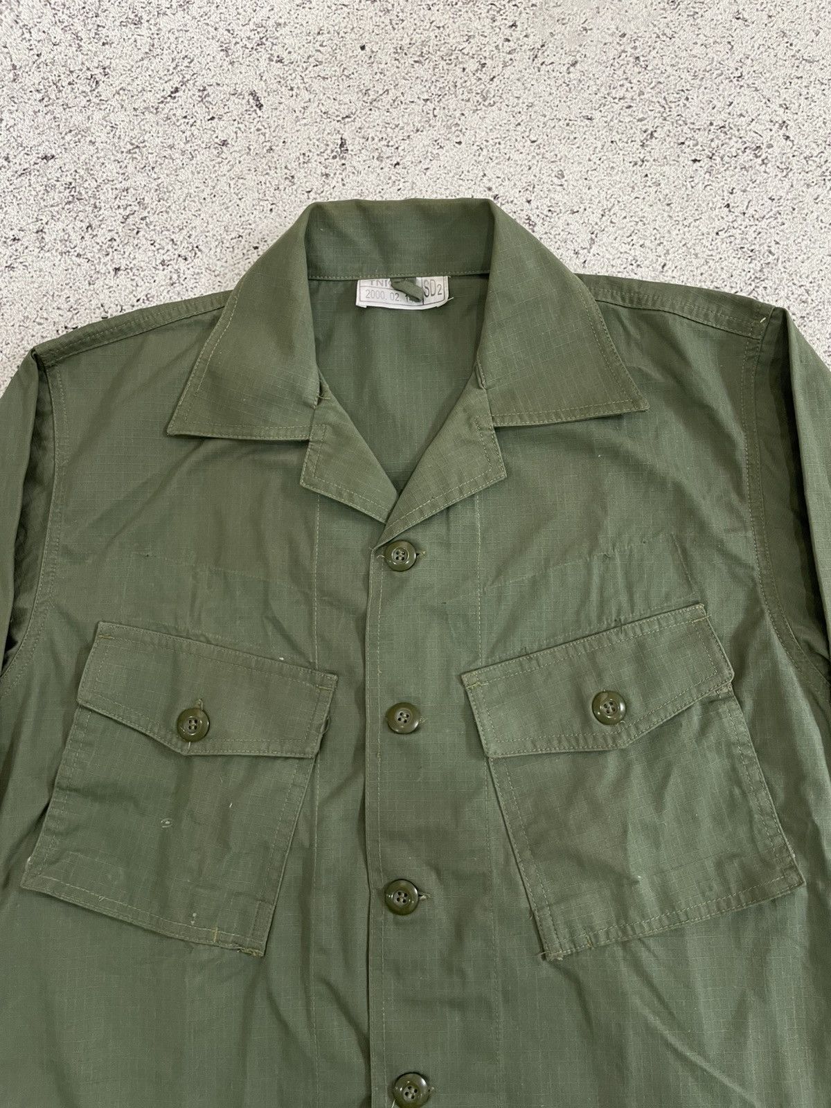Vintage Vintage Slant Pocket Jungle Jacket BDU ABRI Size US M / EU 48-50 / 2 - 2 Thumbnail