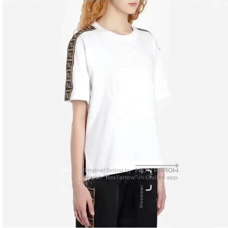 Fendi Fendi Women's Cotton T-shirt in White . Size S / US 4 / IT 40 - 7 Thumbnail