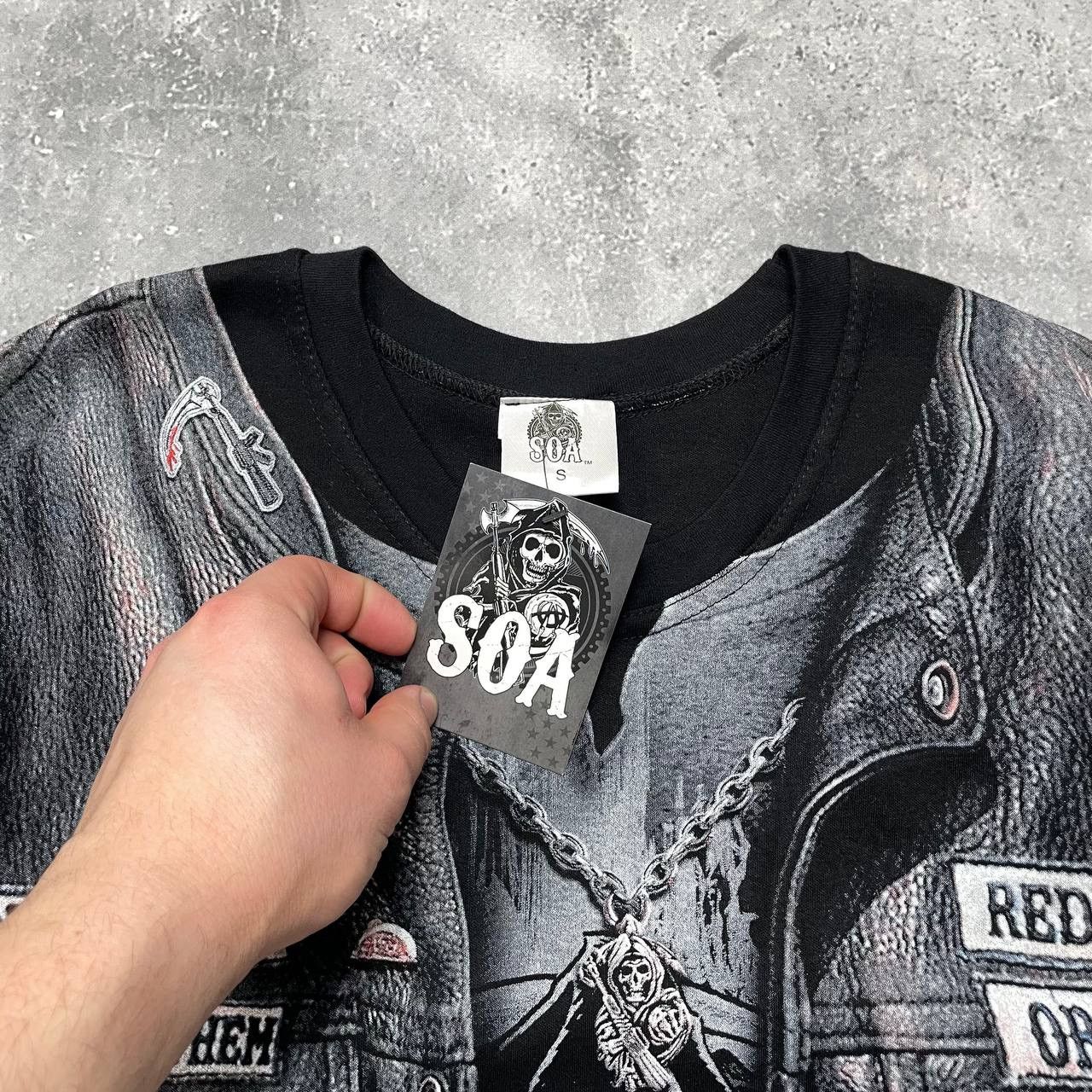 Band Tees NWT Sons Of Anarchy 2017 All Over Print Long Sleeve T Shirt Size US S / EU 44-46 / 1 - 12 Thumbnail