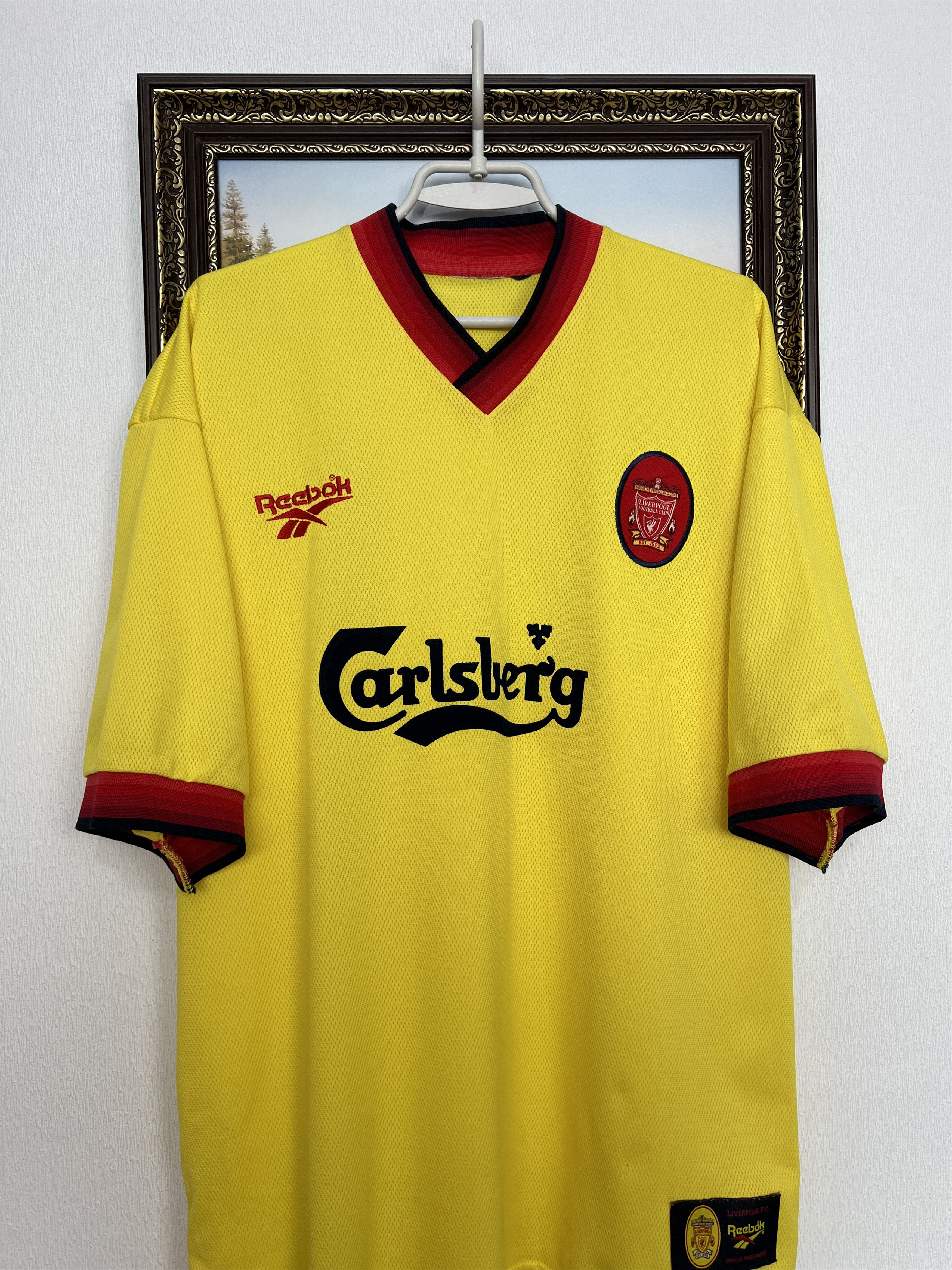Reebok Liverpool Away football shirt 1997 Soccer Jersey Trikot Rare Size US XXL / EU 58 / 5 - 2 Thumbnail