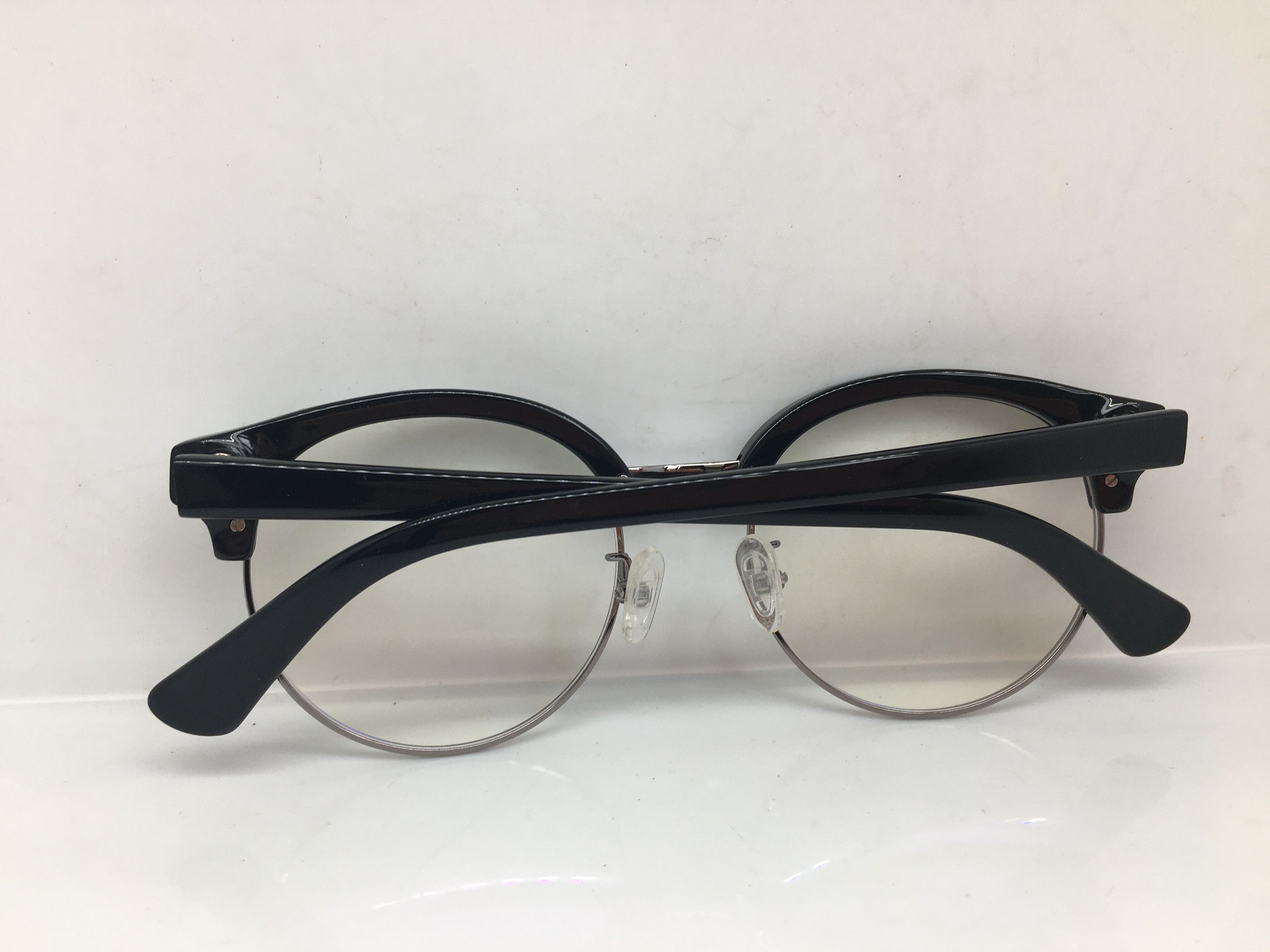 Other Mod Malcolm X Black Silver Eyeglasses Frame Size ONE SIZE - 7 Thumbnail
