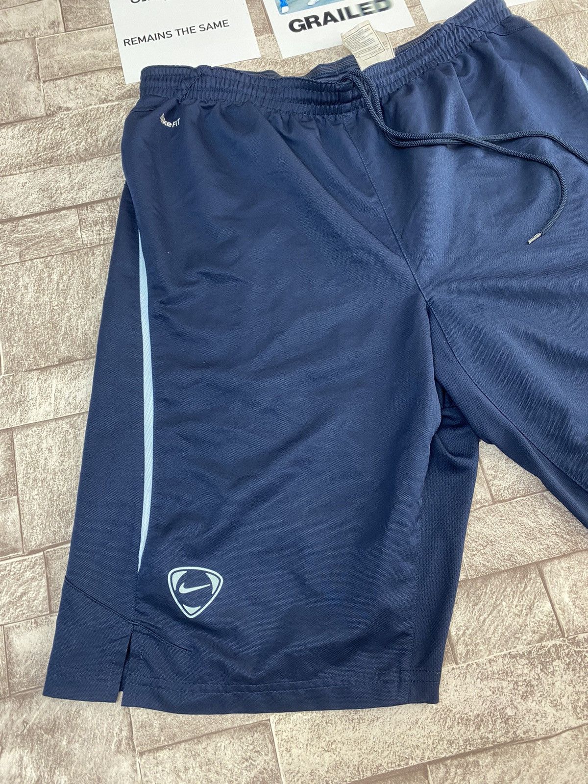 Nike × Vintage Vintage Nylon Nike Shorts Y2k style L Size US 32 / EU 48 - 2 Thumbnail