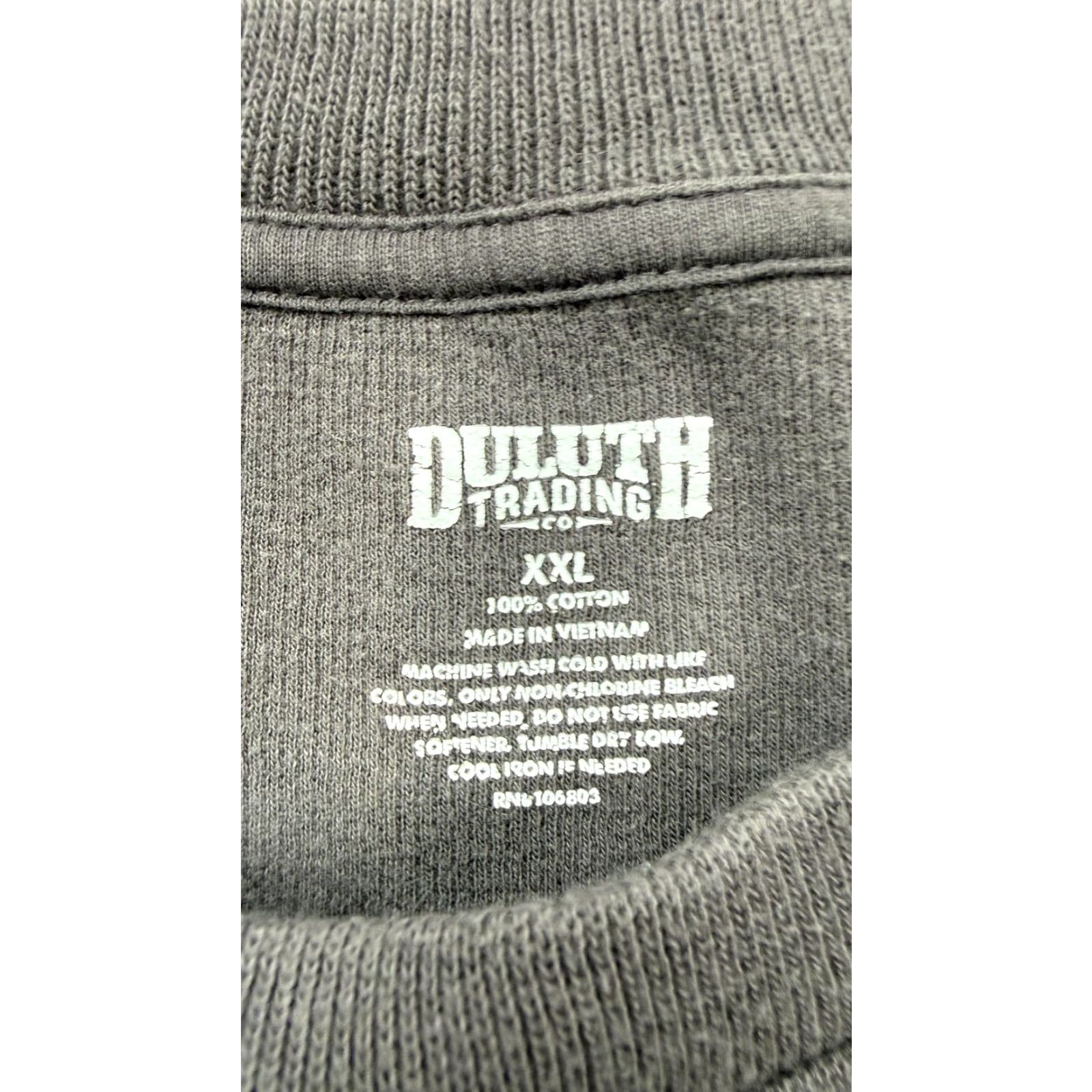 Duluth Trading Company Duluth Trading Co Sweatshirt Womens 2XL Gray Cotton Crewneck Pullover Size XXL / US 16-18 / IT 52-54 - 5 Thumbnail