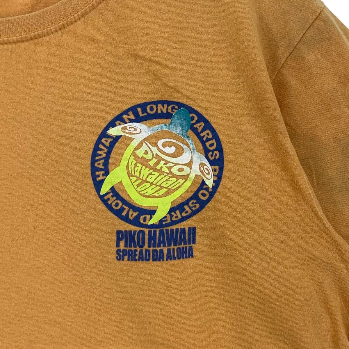 Vintage Vintage PIKO HAWAII ALOHA Sea Turtle Nature Tee Shirt Size L / US 10 / IT 46 - 3 Thumbnail