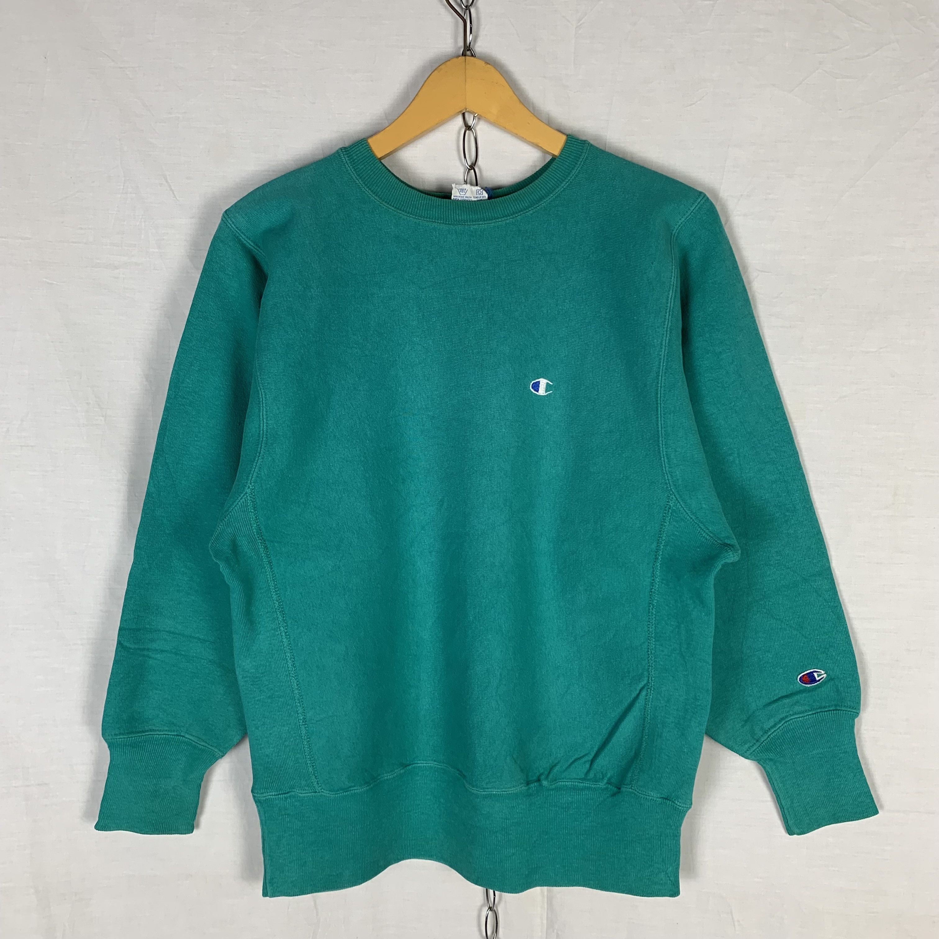 Champion Vintage 90s Champion Reverse Weave Sweatshirt Crewneck Size US S / EU 44-46 / 1 - 1 Thumbnail