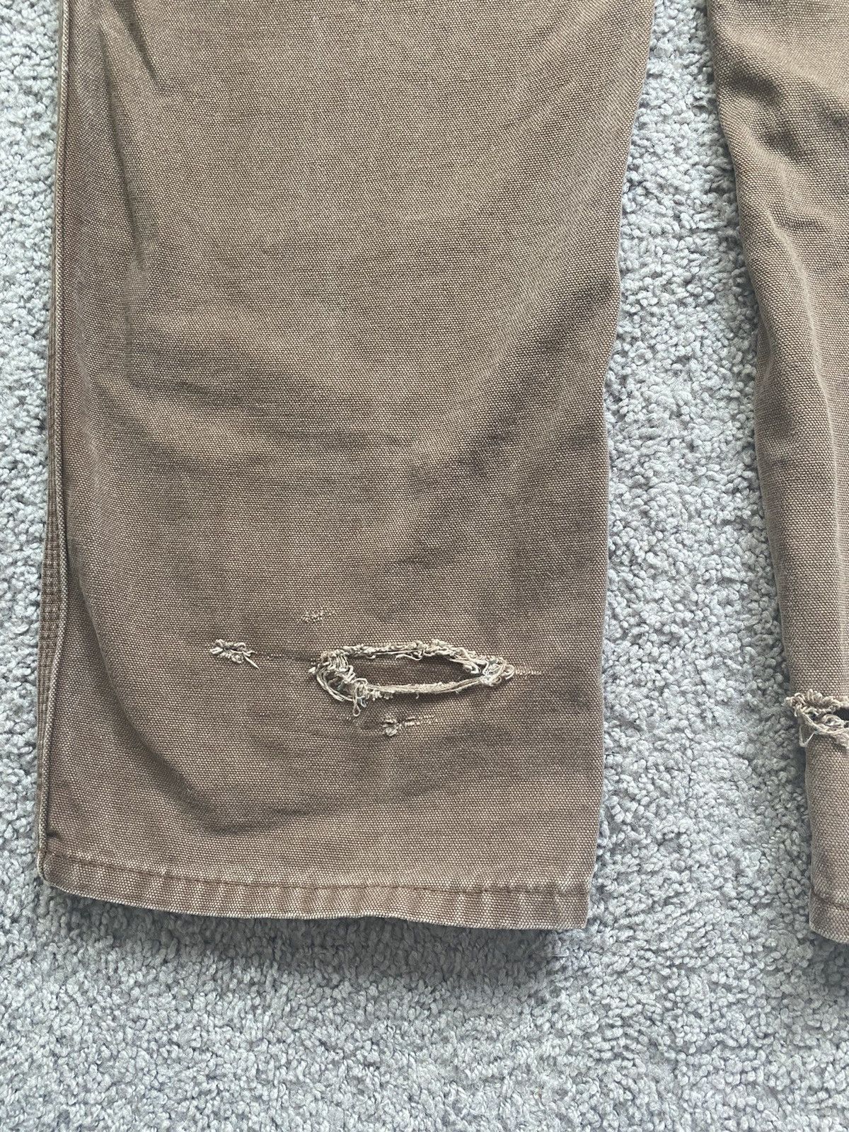 Dickies × Vintage Vintage Faded Distressed Brown Dickie Carpenter Pants Size US 36 / EU 52 - 5 Thumbnail