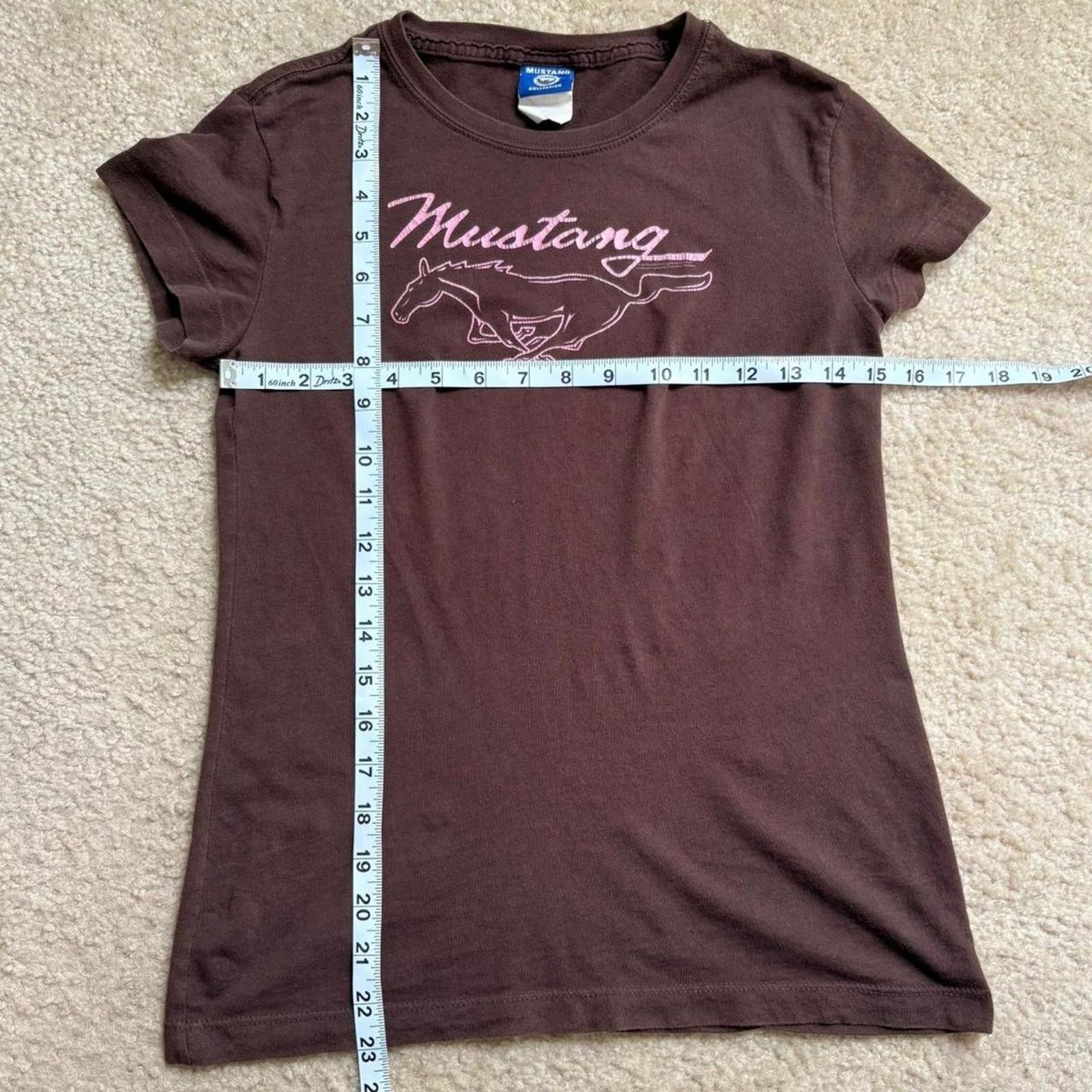 Vintage Brown Vintage Mustang 40th Anniversary Horse Graphic Tee Size XS / US 0-2 / IT 36-38 - 5 Thumbnail