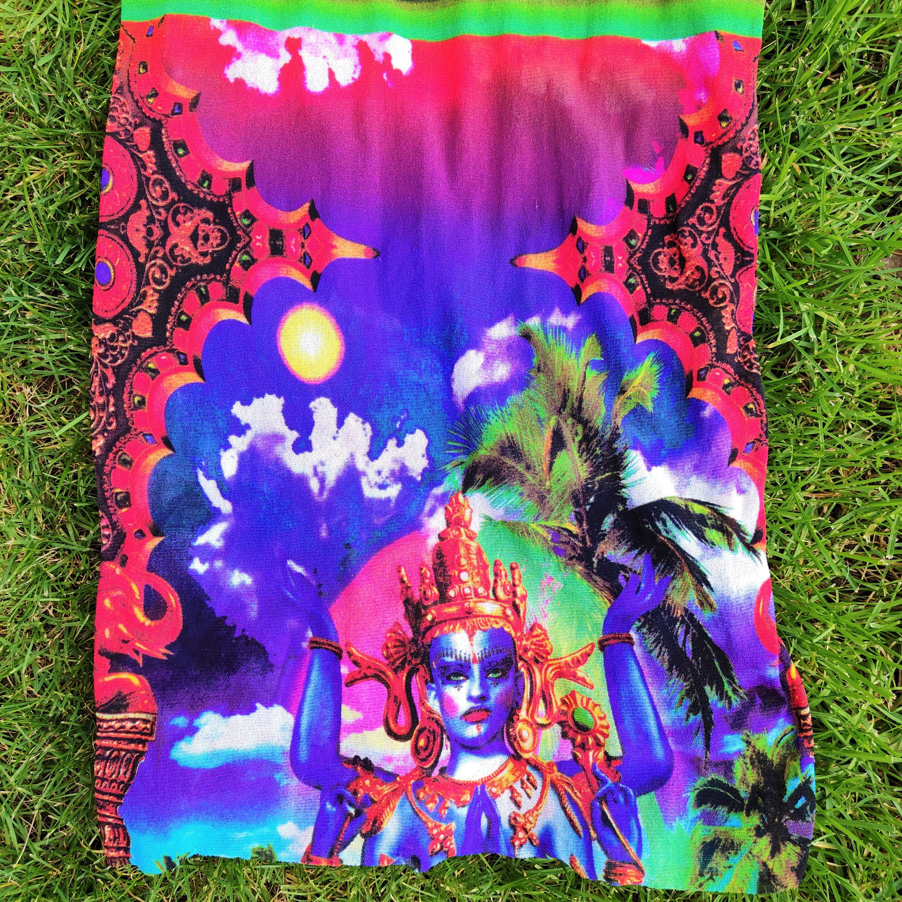 Jean Paul Gaultier Jean Paul Gaultier Hindu God Shiva Mesh Transparent Dress Size M / US 6-8 / IT 42-44 - 4 Thumbnail