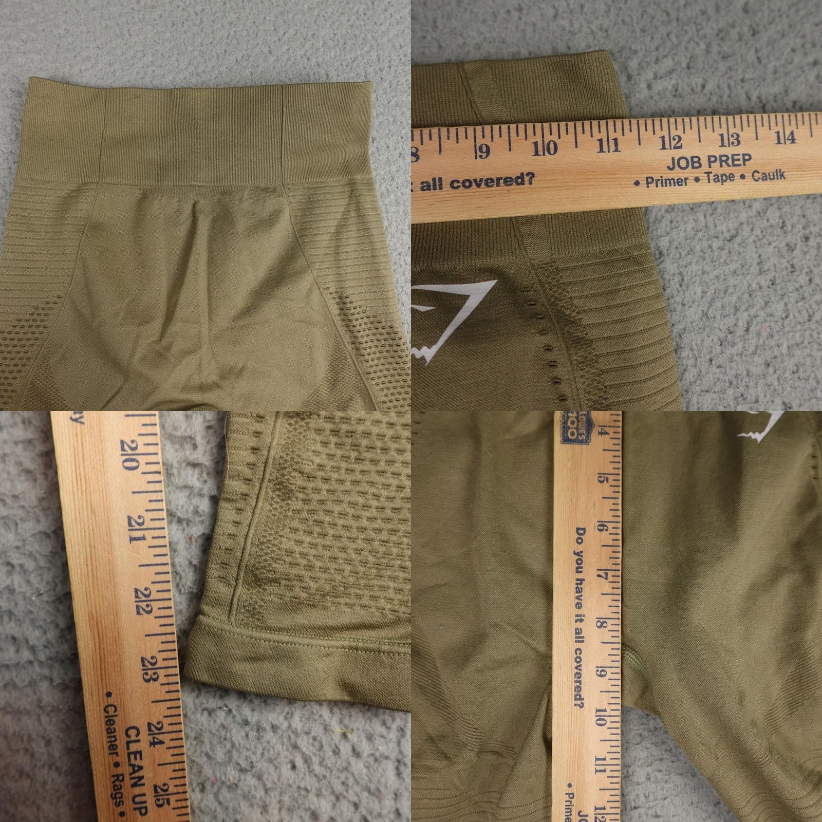 Gymshark Gymshark Leggings Womens Small Olive Energy Seamless High Waisted Workout Yoga Size 28" / US 6 / IT 42 - 8 Thumbnail