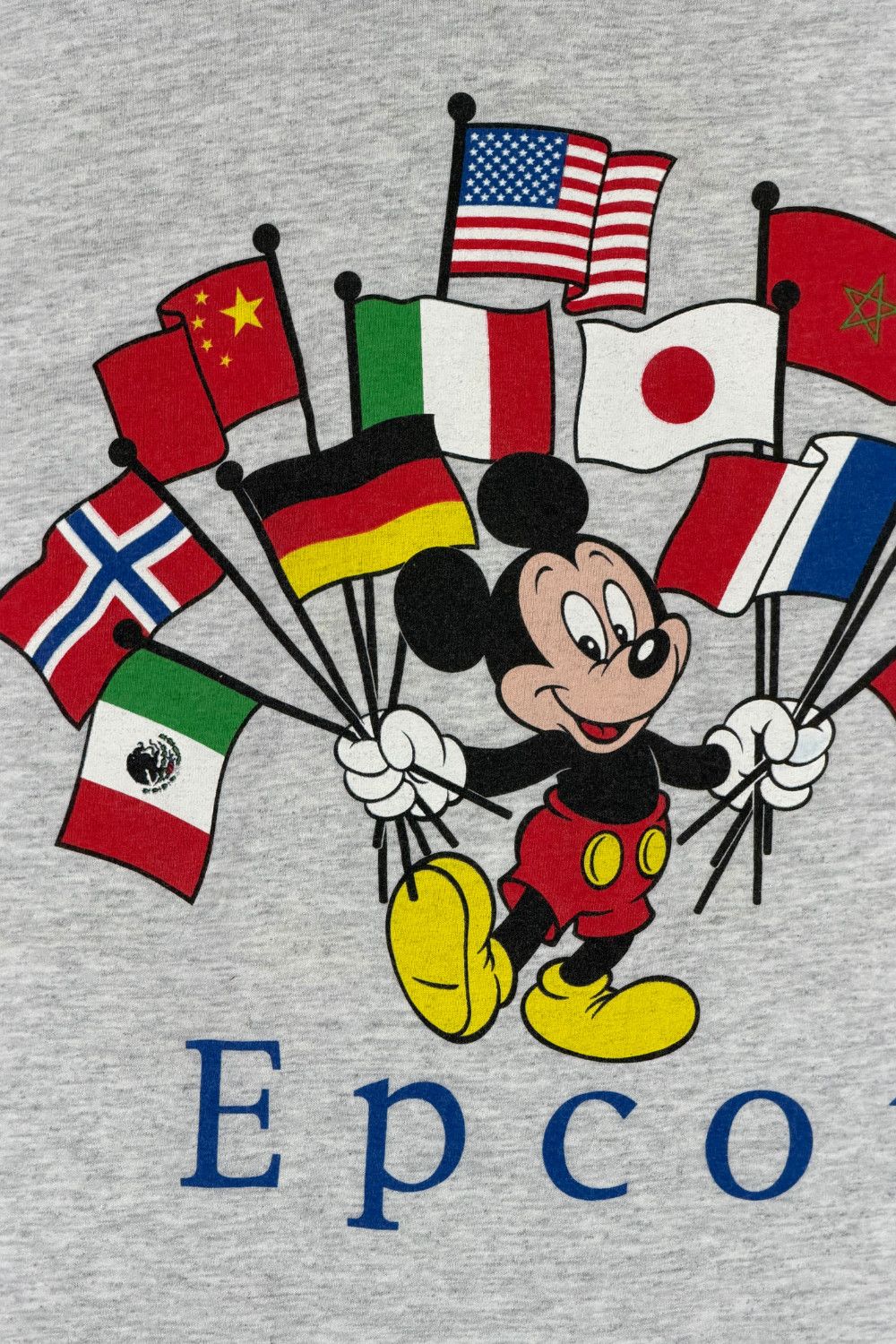 Mickey Unlimited Vintage Disney Designs EPCOT Mickey Flags Tee Made In USA Size US M / EU 48-50 / 2 - 6 Thumbnail