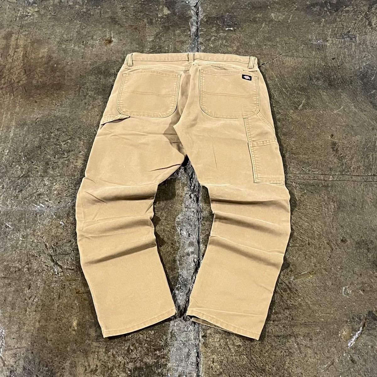Dickies × Vintage Crazy Dickies Flex Carpenter Pants Carhartt Style Workwear Size US 33 - 1 Thumbnail