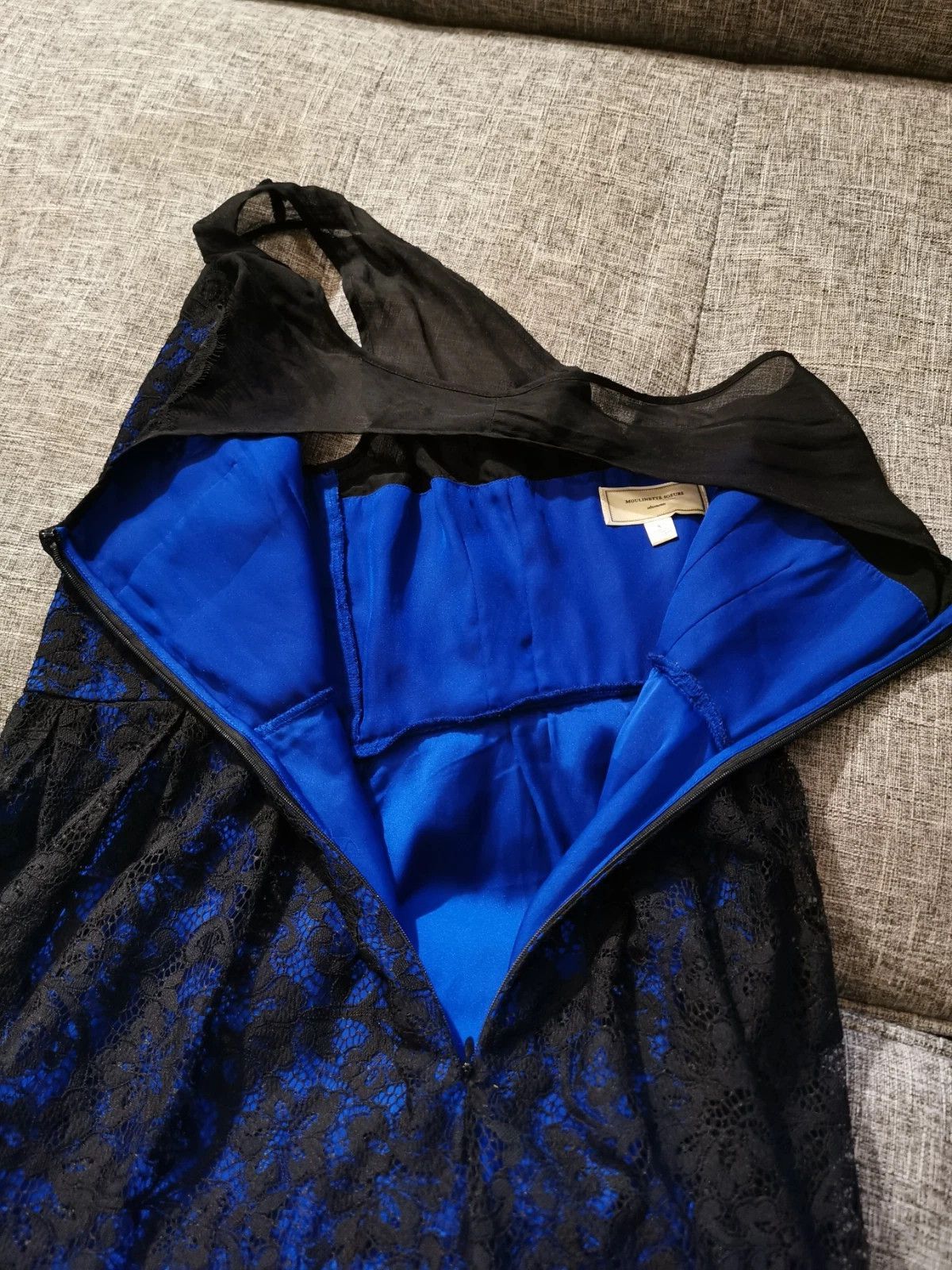Anthropologie Anthropologie Moulinette Soeurs vetements Black Blue Lace Size S / US 4 / IT 40 - 6 Thumbnail