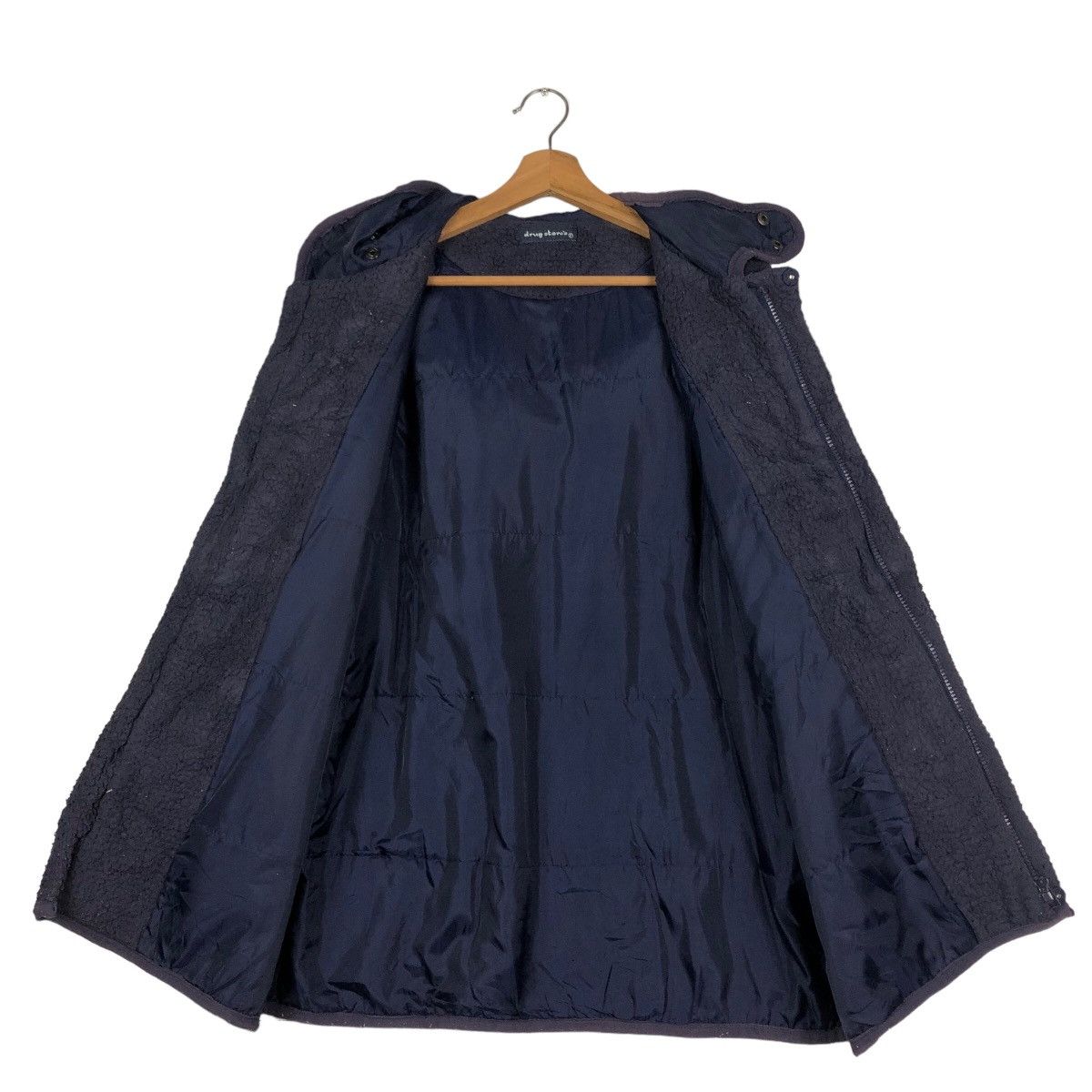 Japanese Brand 🔥Vintage Fleece Duffle Jacket DrugStore Issey Miyake Size US M / EU 48-50 / 2 - 14 Thumbnail