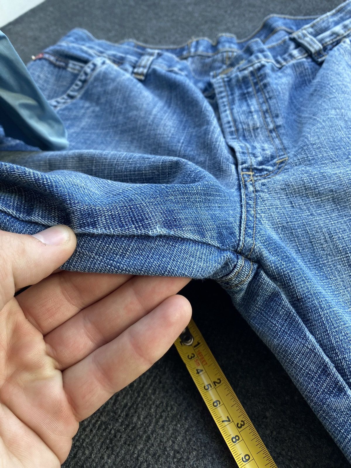 Diesel 🔥Opium Punk Diesel Blue denim jeans mens 33 bootcut goth Size US 33 - 14 Thumbnail