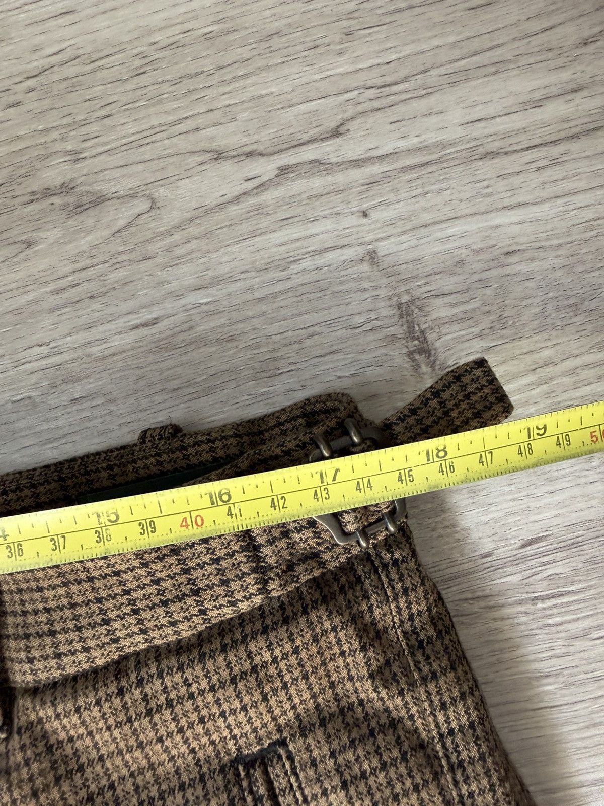 Other Berwich Retro Pleated Houndstooth Trousers Size 50 Size US 34 / EU 50 - 9 Thumbnail