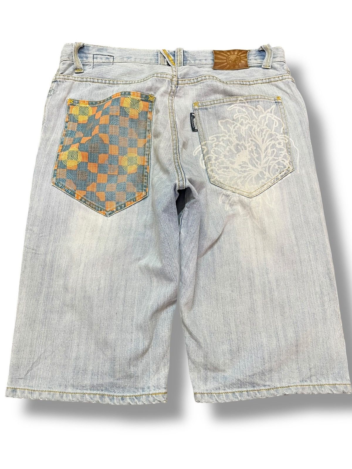 Japanese Brand Vintage Naminorita sujin Dragon Printed Distressed Denim Size US 33 - 5 Thumbnail