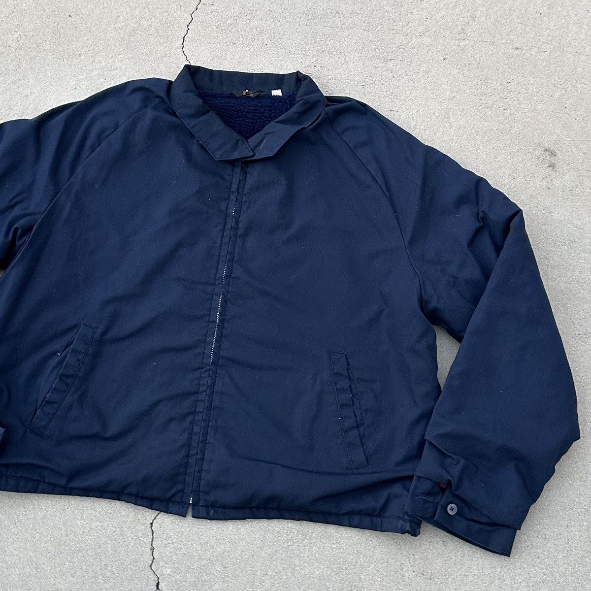 Vintage 70s Fleece Lined Work Jacket Size US XL / EU 56 / 4 - 7 Thumbnail