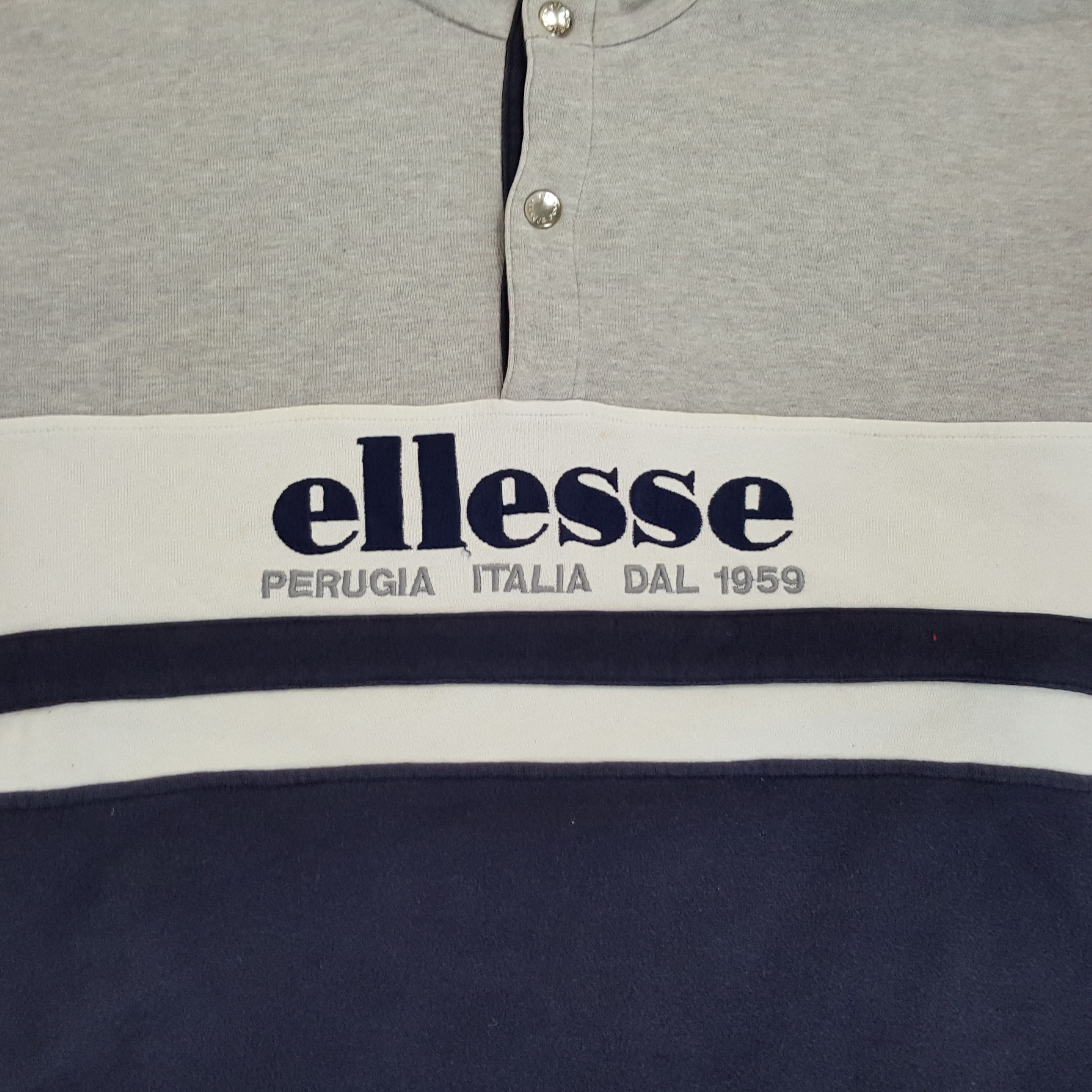 Ellesse × Vintage Ellesse Center Design Streetwear Style Sweatshirt Size US L / EU 52-54 / 3 - 2 Thumbnail
